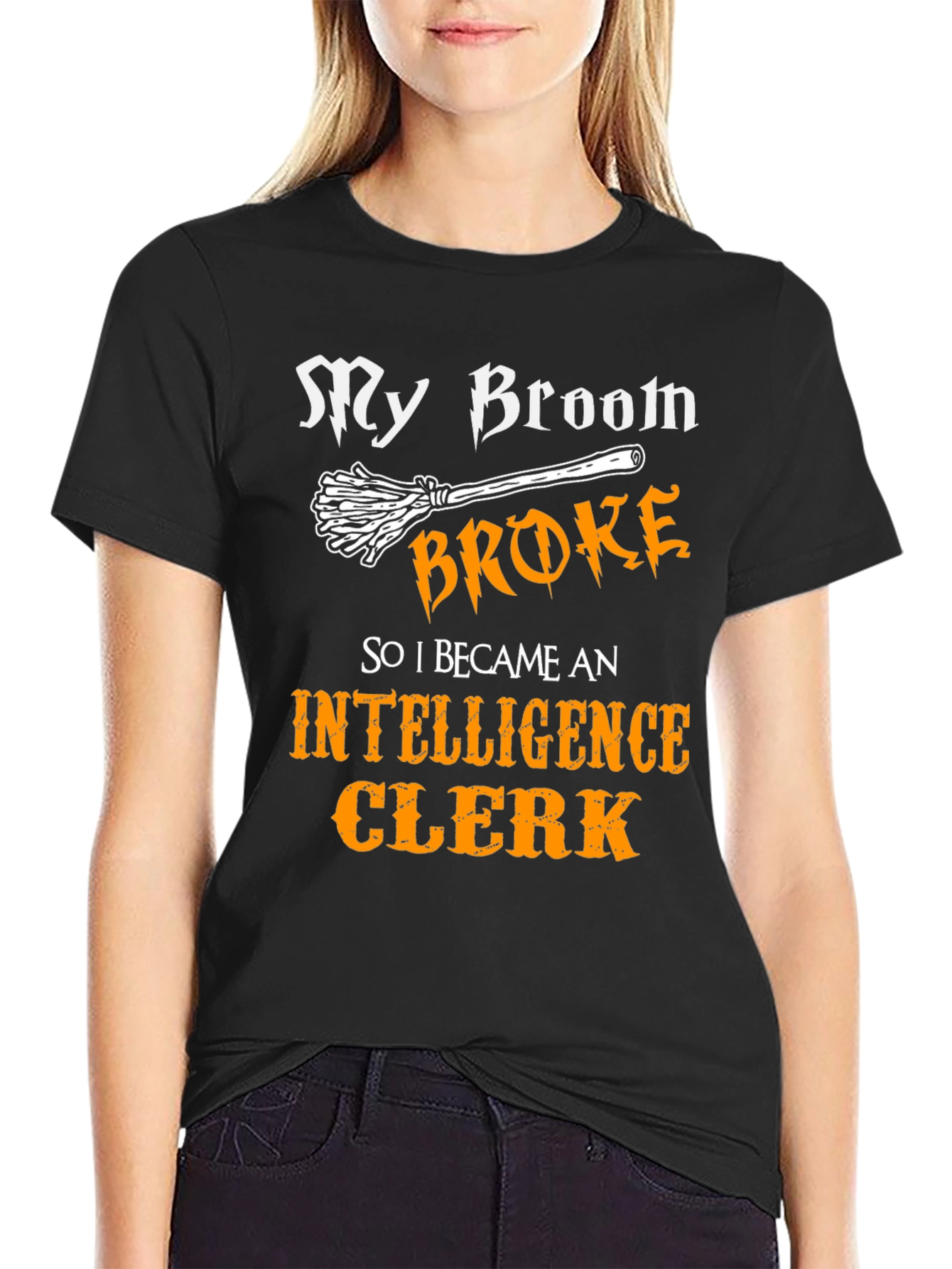 Funny Intelligence Clerk T-Shirt