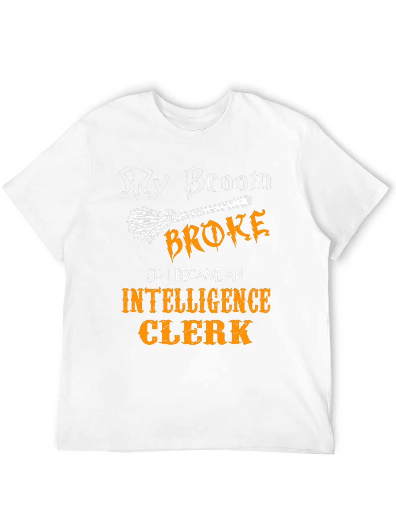 Funny Intelligence Clerk T-Shirt