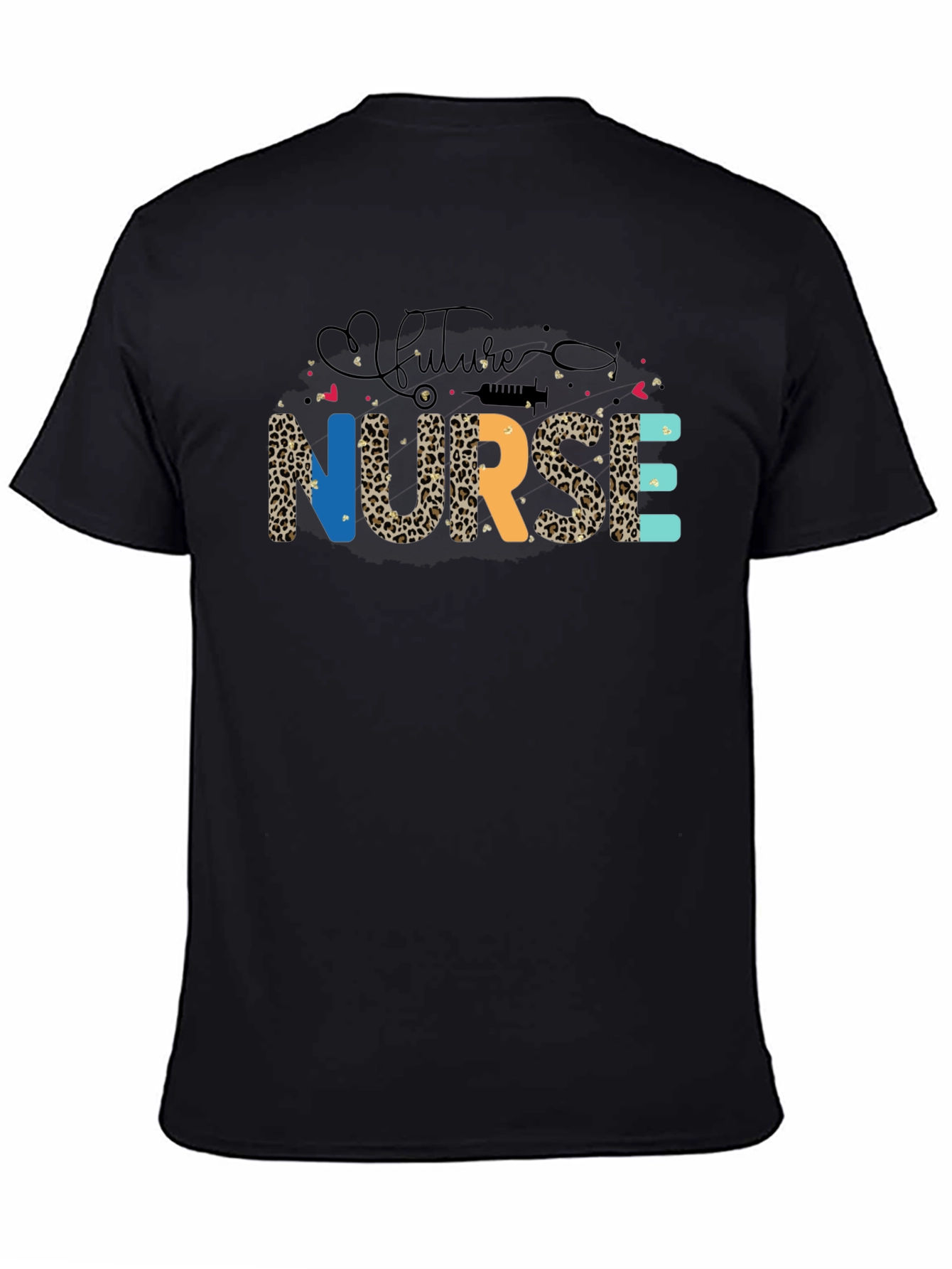 Future Nurse Leopard Print T-Shirt