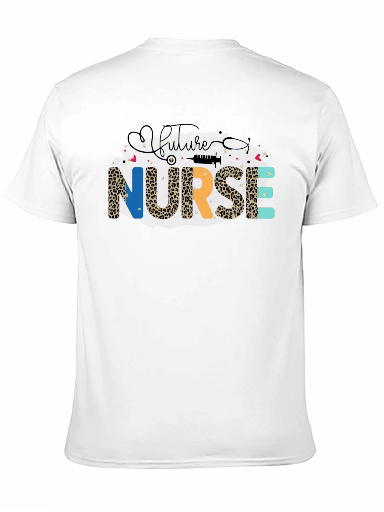 Future Nurse Leopard Print T-Shirt