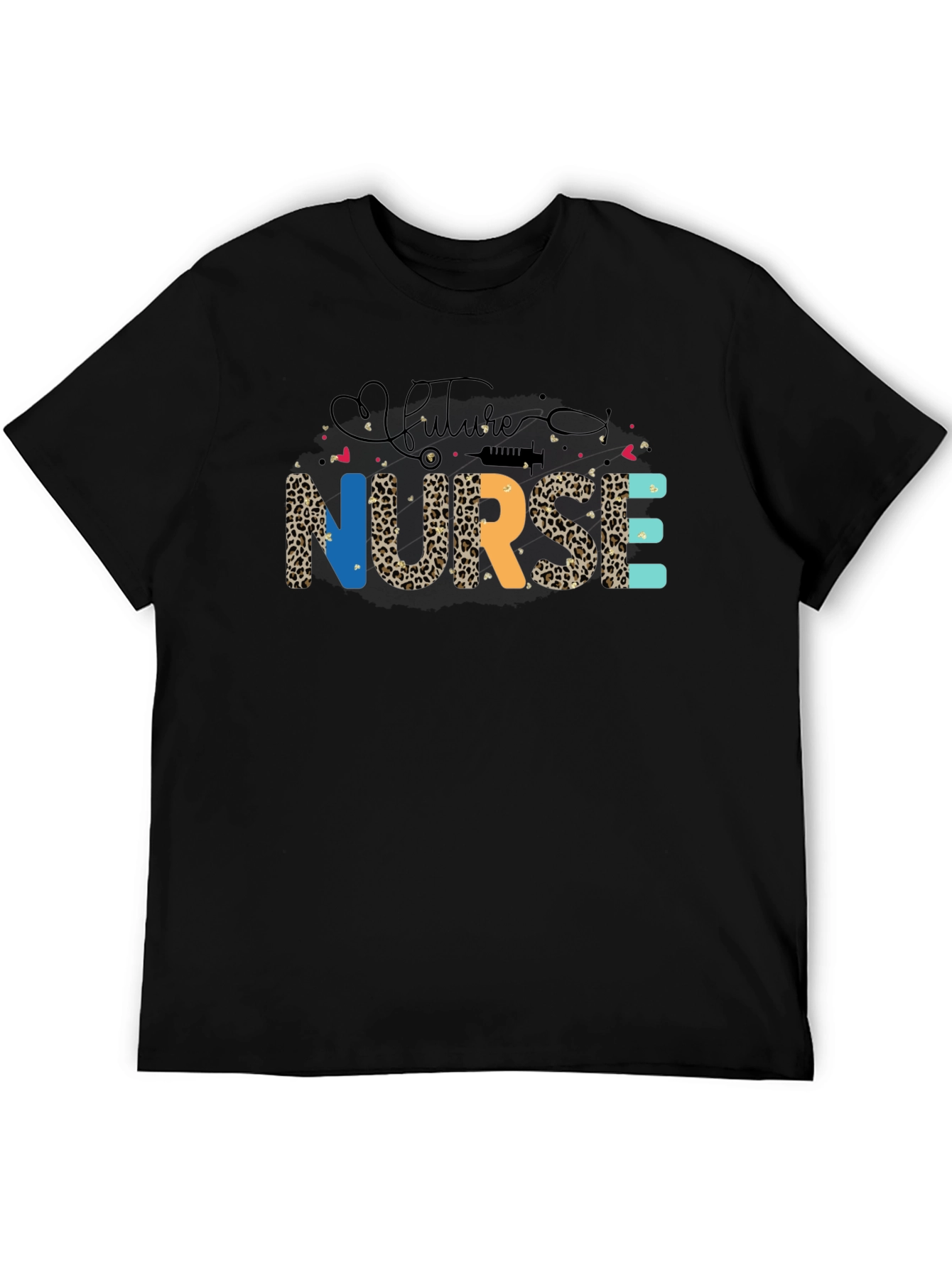 Future Nurse Leopard Print T-Shirt