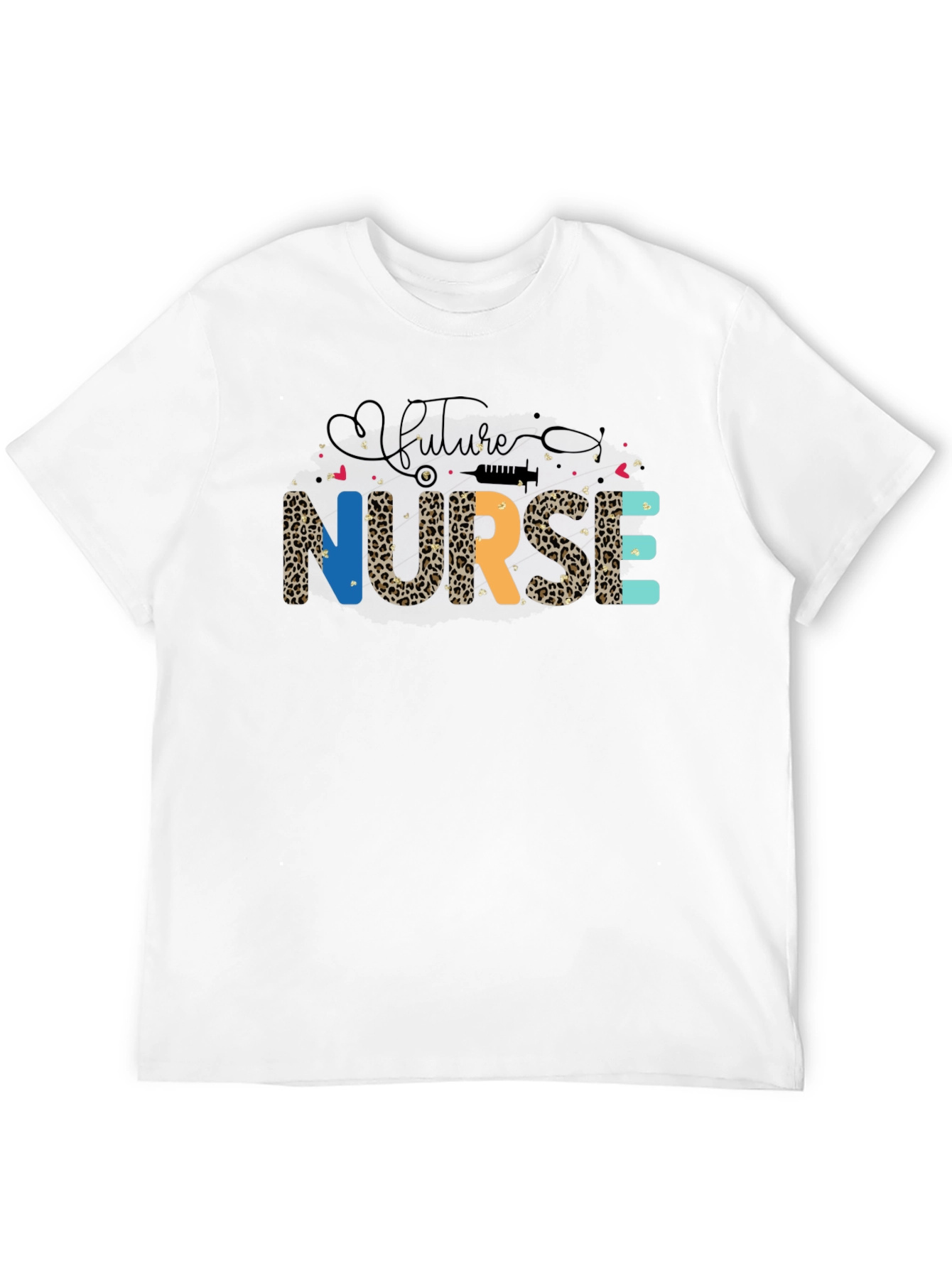 Future Nurse Leopard Print T-Shirt