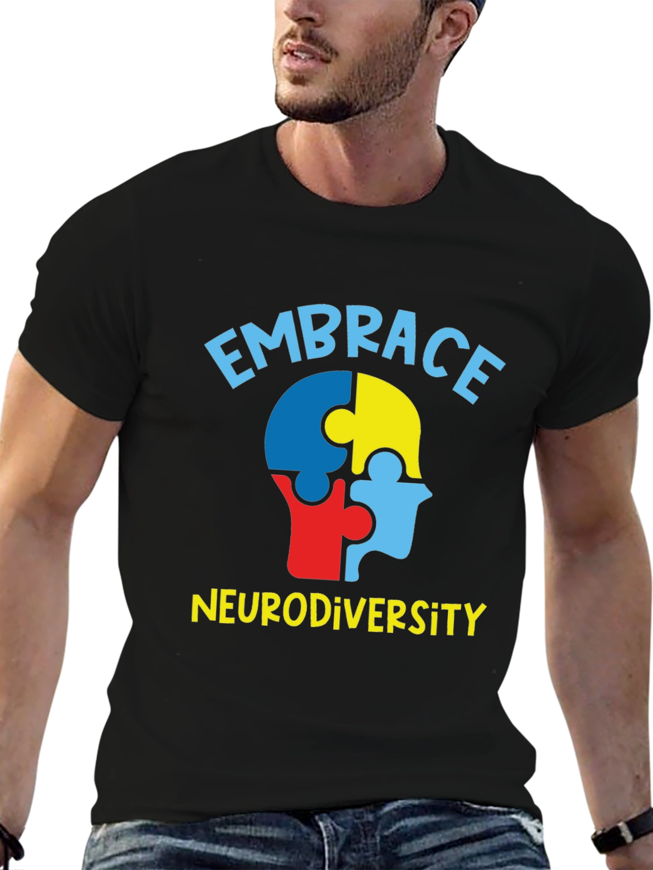 Embrace Neurodiversity T-Shirt Autism Awareness