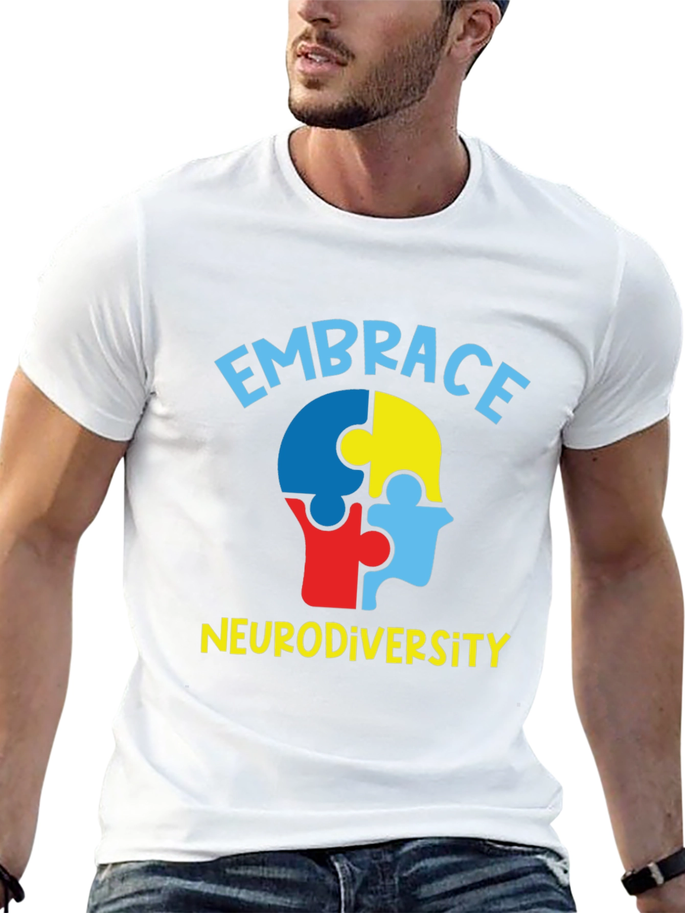Embrace Neurodiversity T-Shirt Autism Awareness