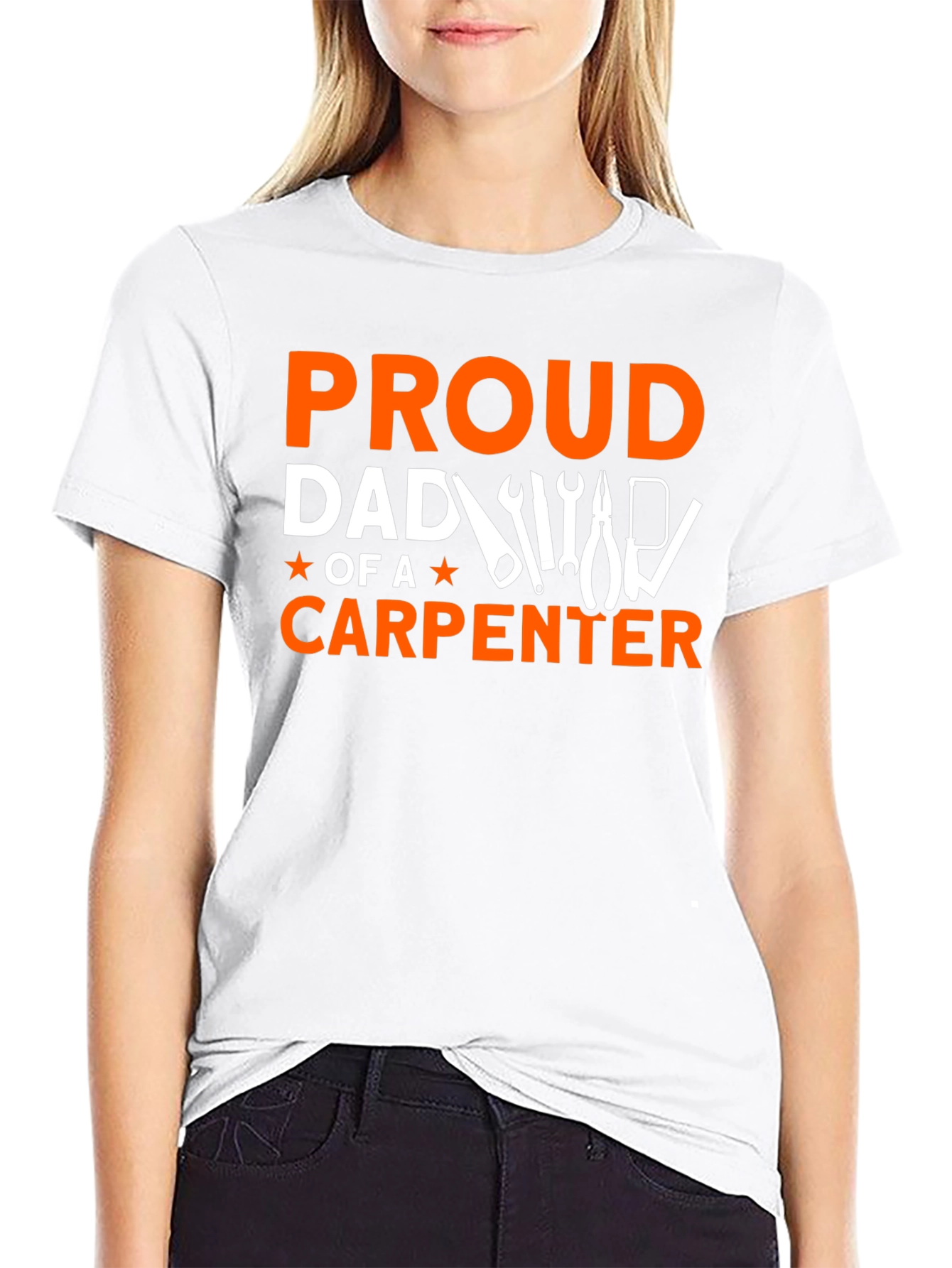 Proud Dad of a Carpenter Graphic T-Shirt