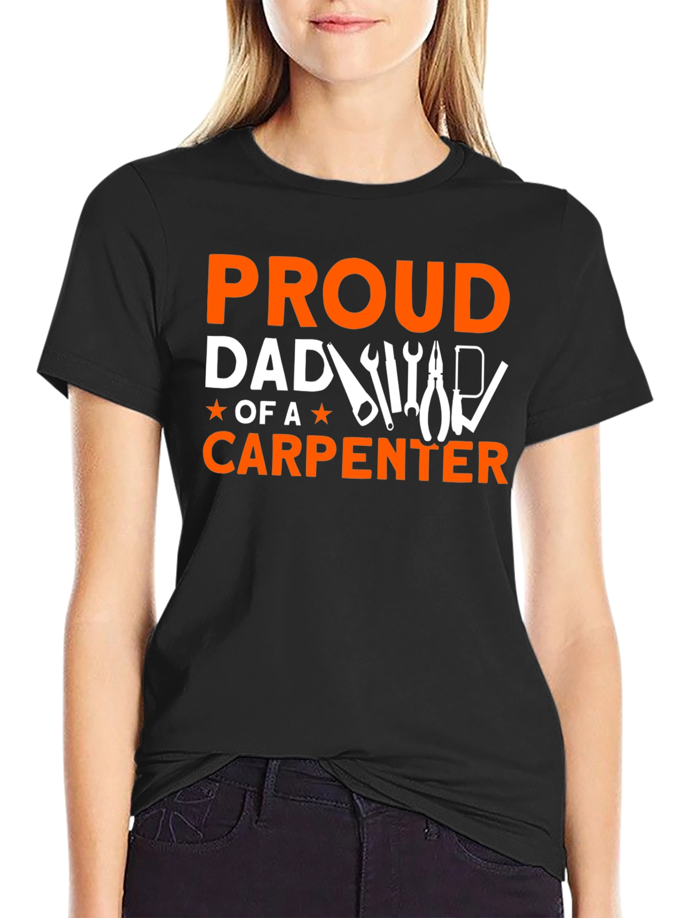Proud Dad of a Carpenter Graphic T-Shirt