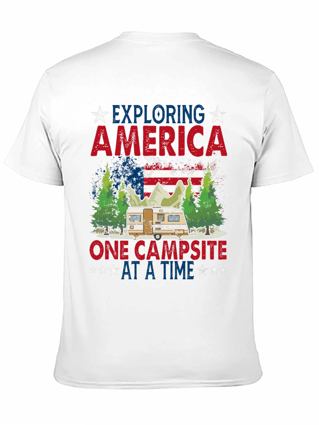 Exploring America Camping T-Shirt
