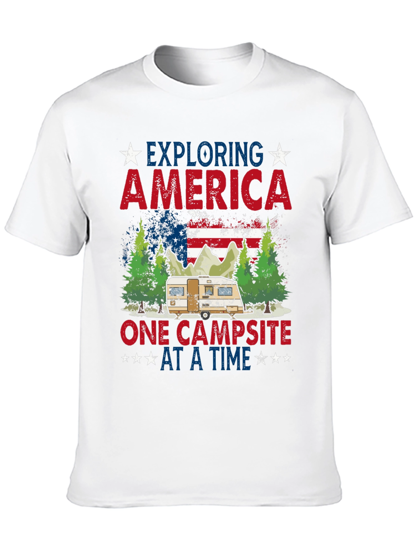 Exploring America Camping T-Shirt