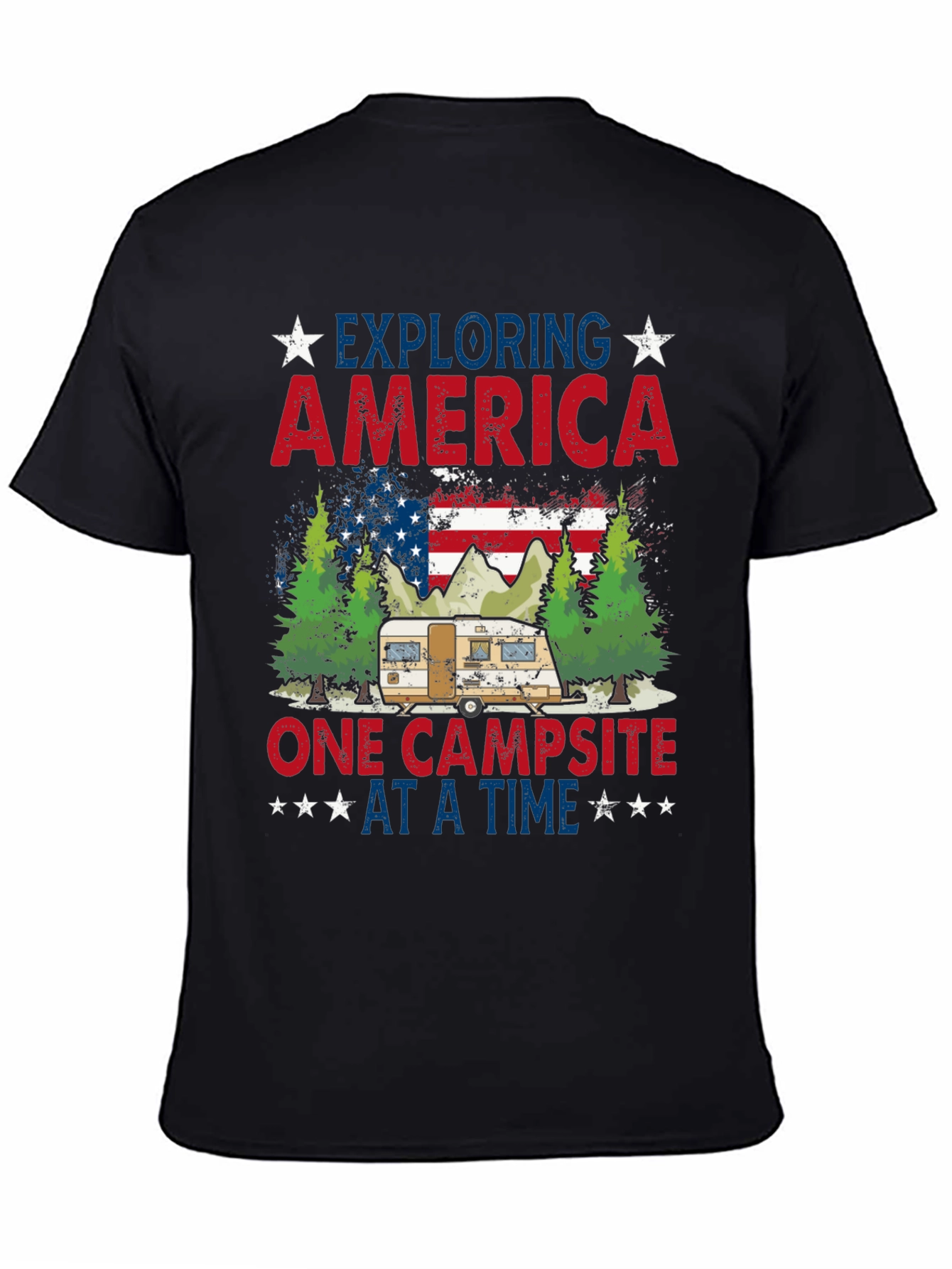 Exploring America Camping T-Shirt