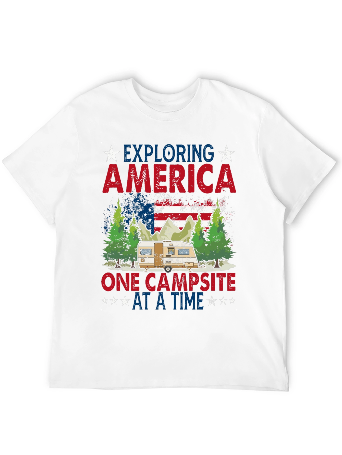 Exploring America Camping T-Shirt