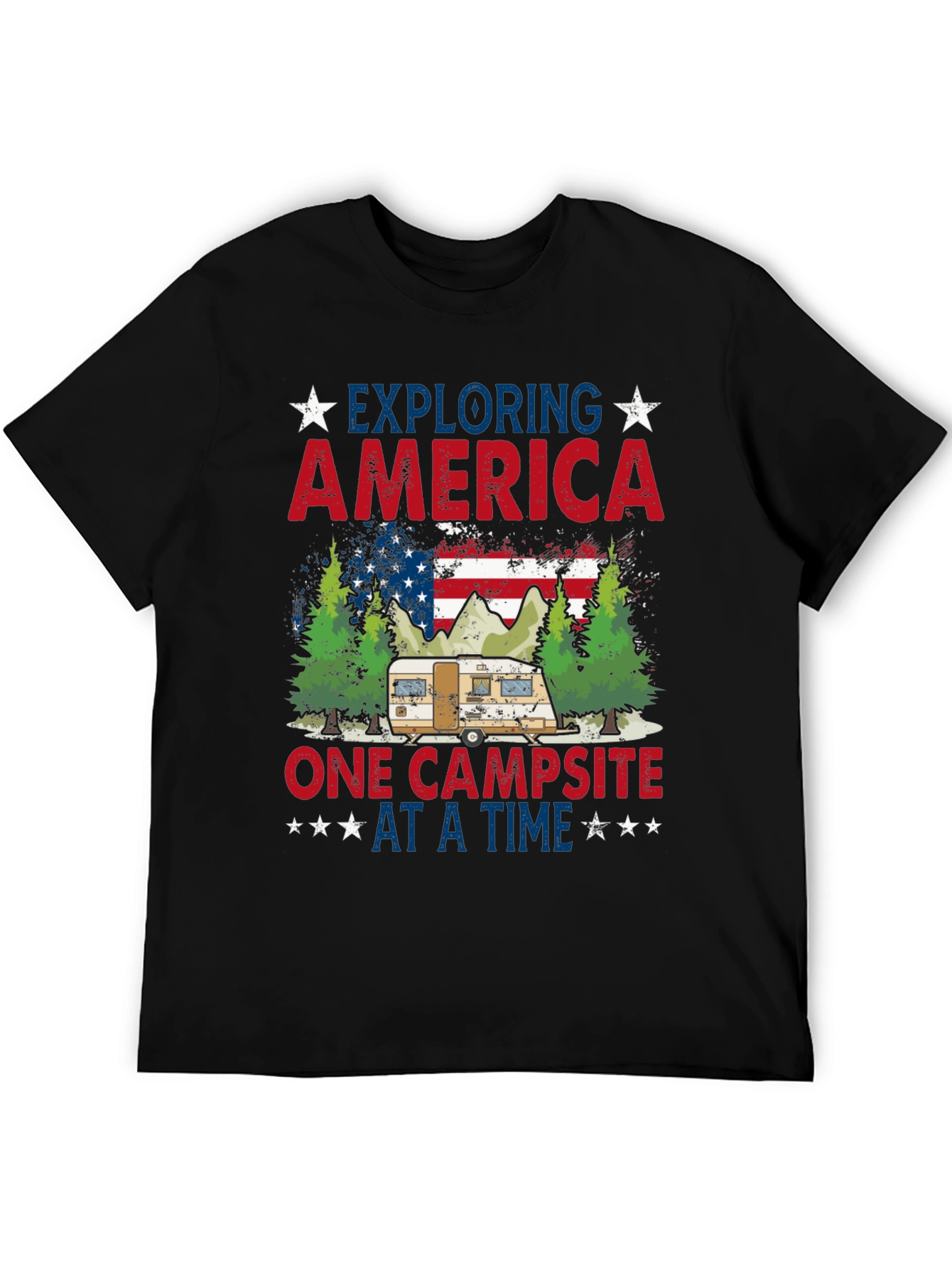 Exploring America Camping T-Shirt
