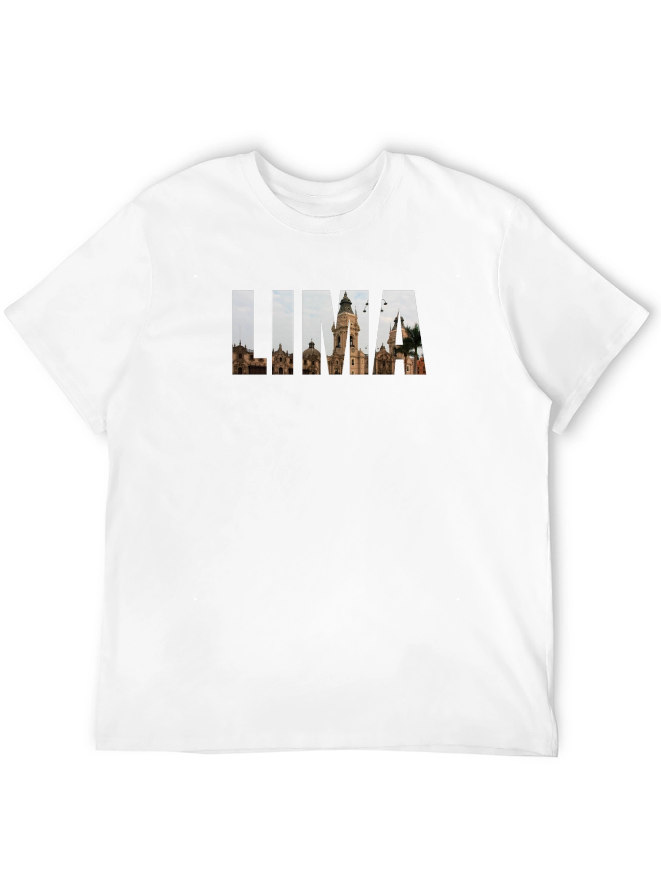 Lima Peru Souvenir T-Shirt - Black