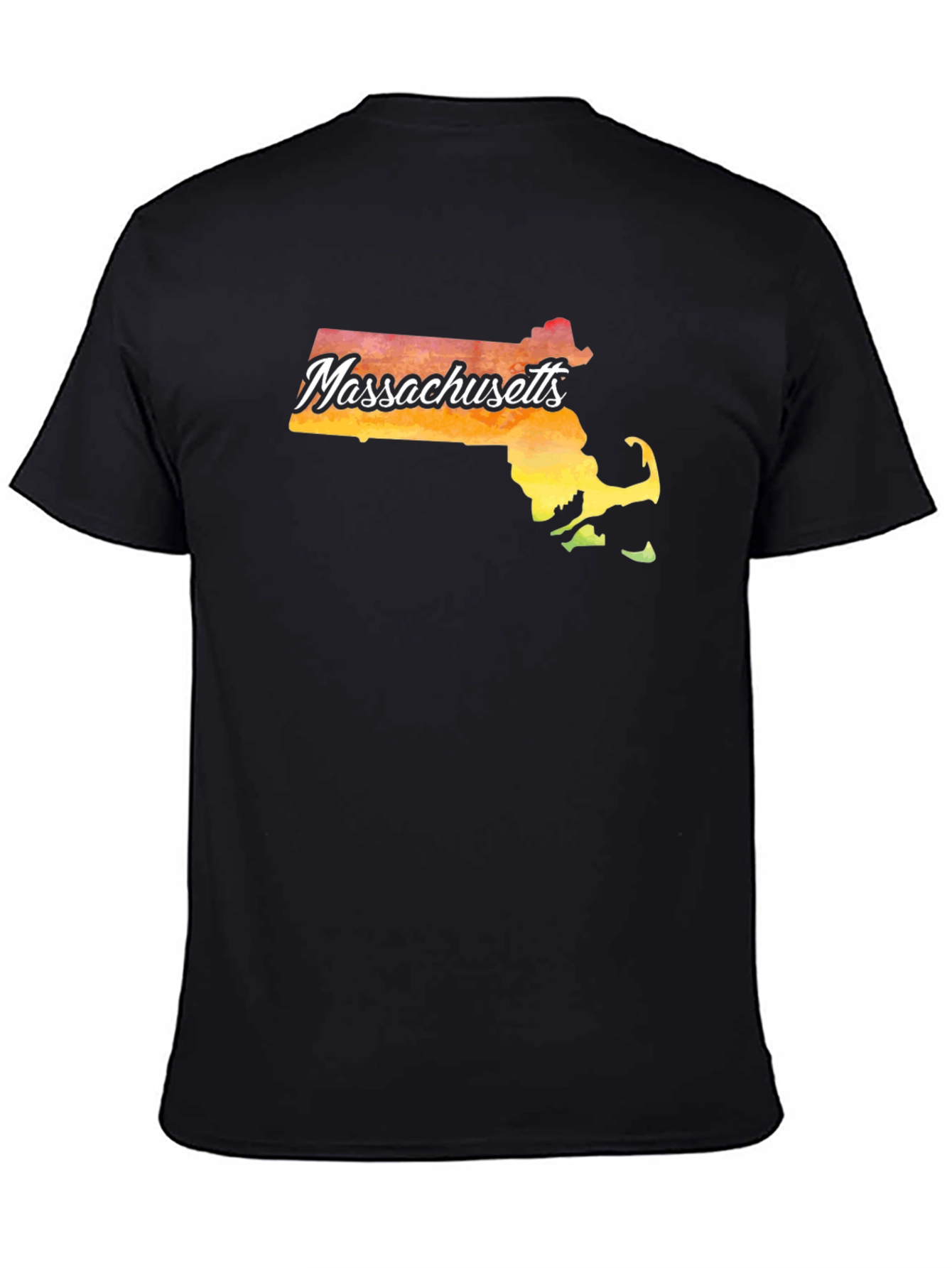 Massachusetts State Graphic T-Shirt