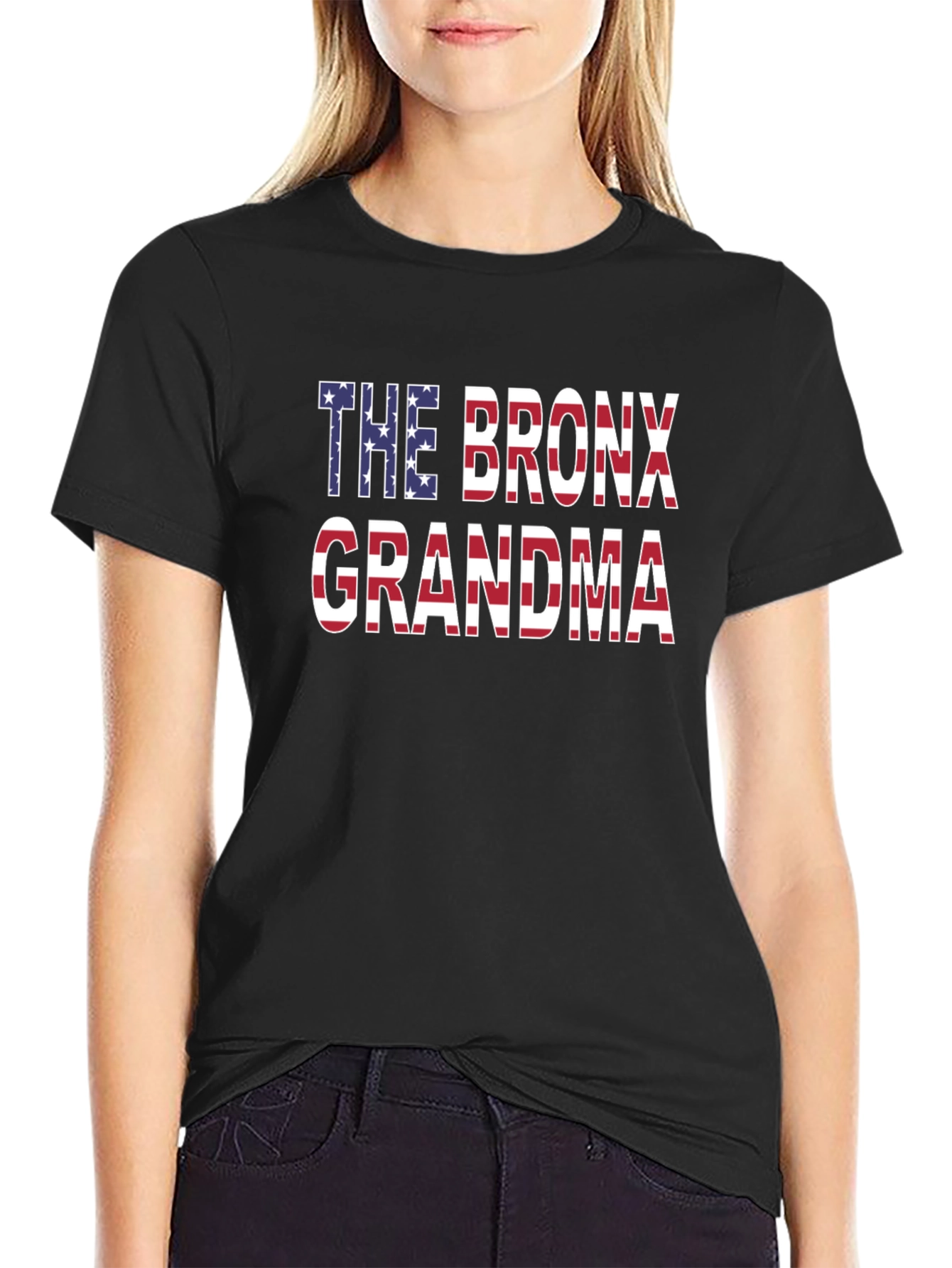 The Bronx Grandma USA Flag T-Shirt