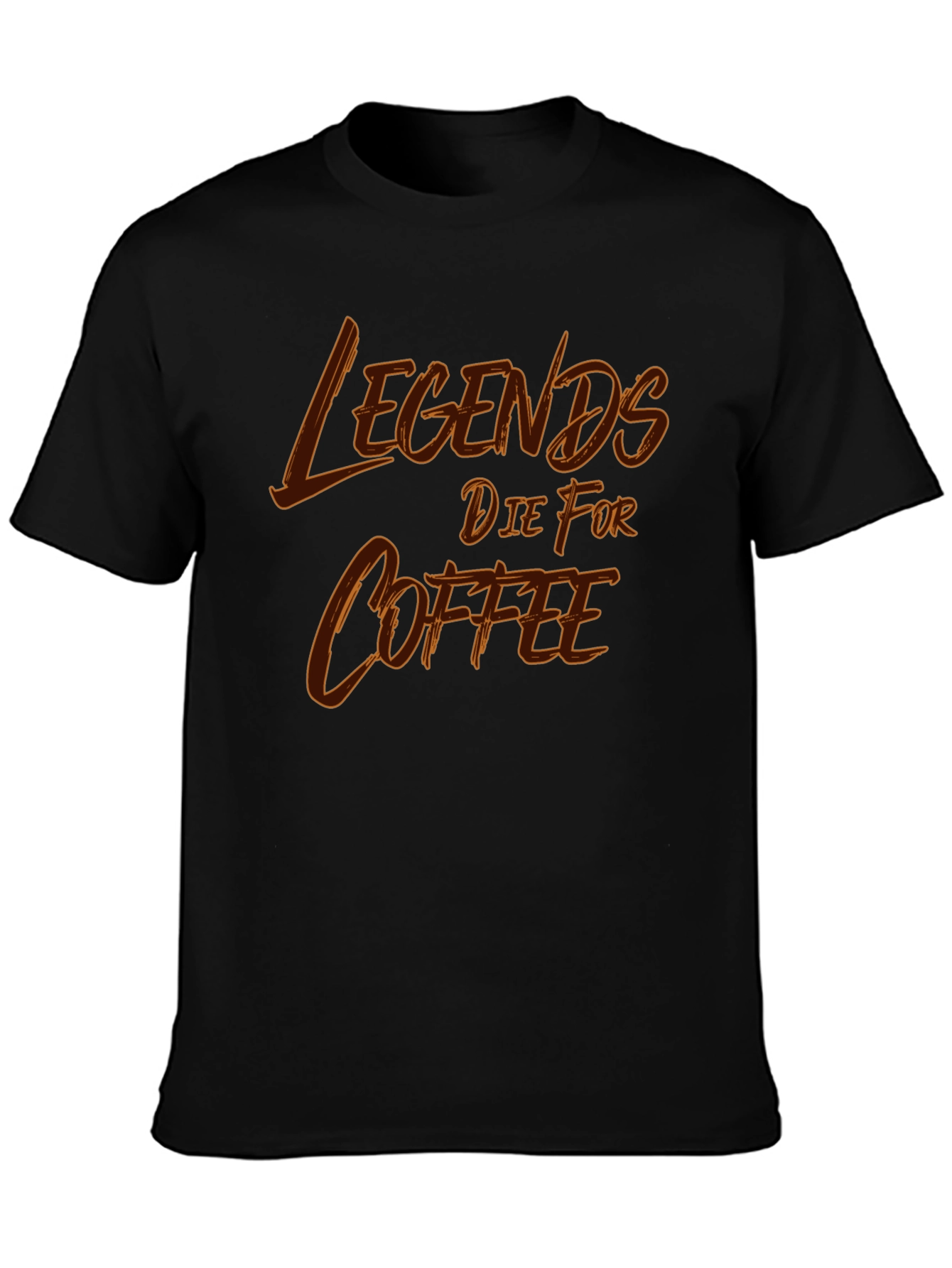 Legends Die For Coffee Graphic T-Shirt