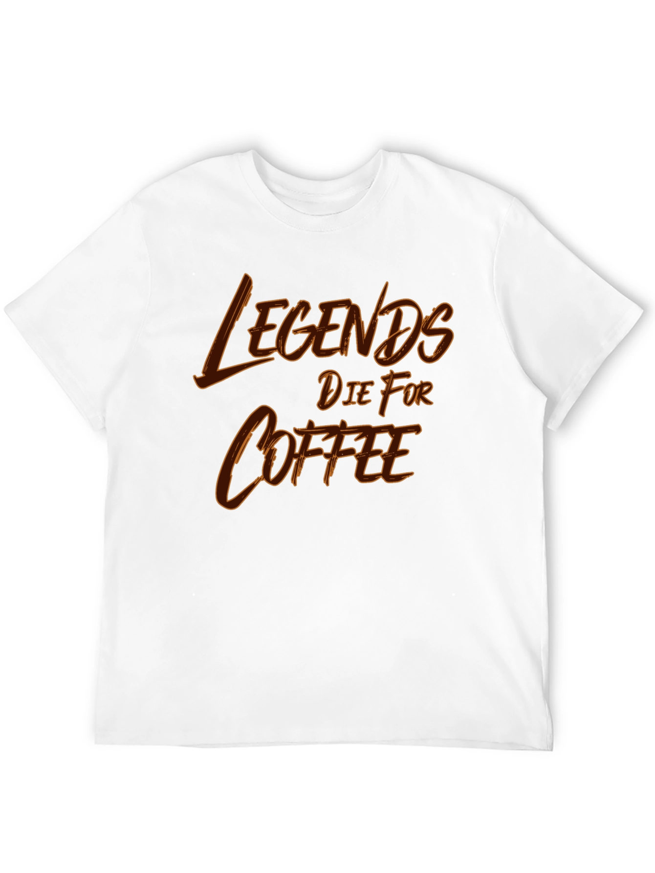 Legends Die For Coffee Graphic T-Shirt