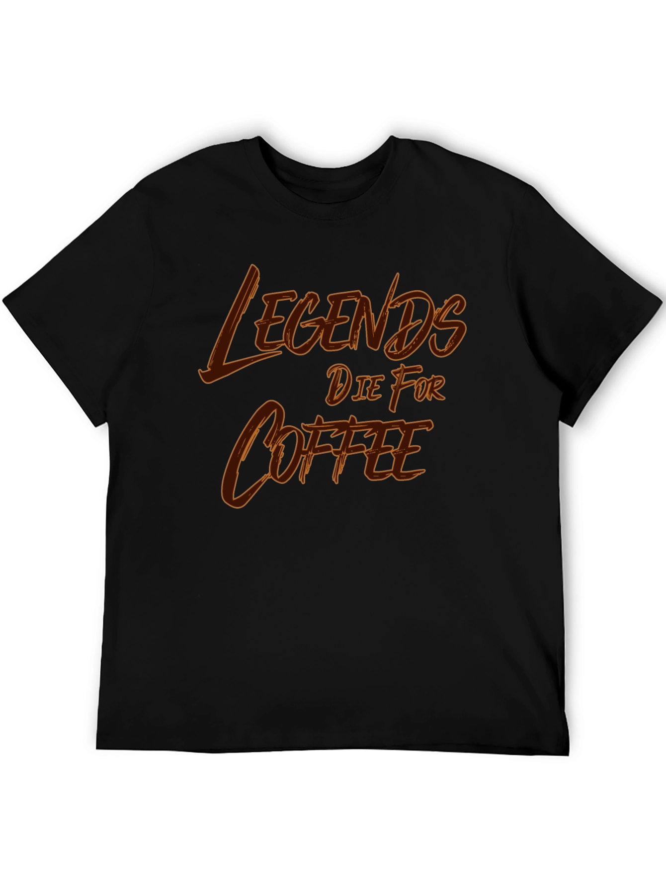 Legends Die For Coffee Graphic T-Shirt