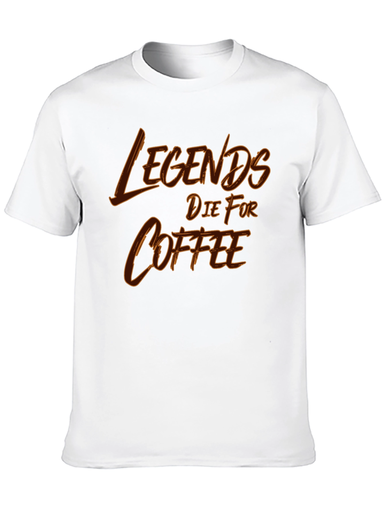 Legends Die For Coffee Graphic T-Shirt