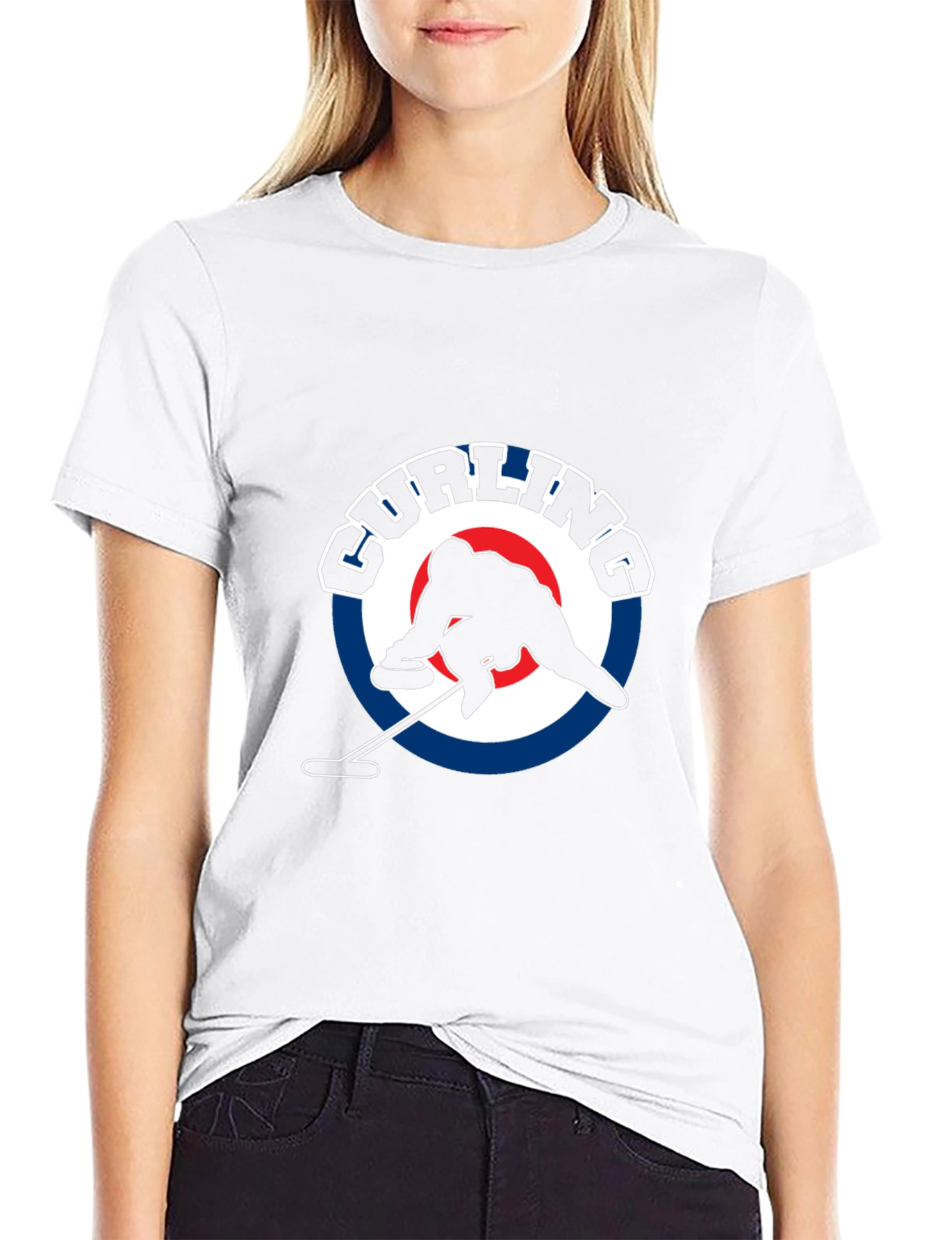 Curling T-Shirt: Stylish Sportswear Tee