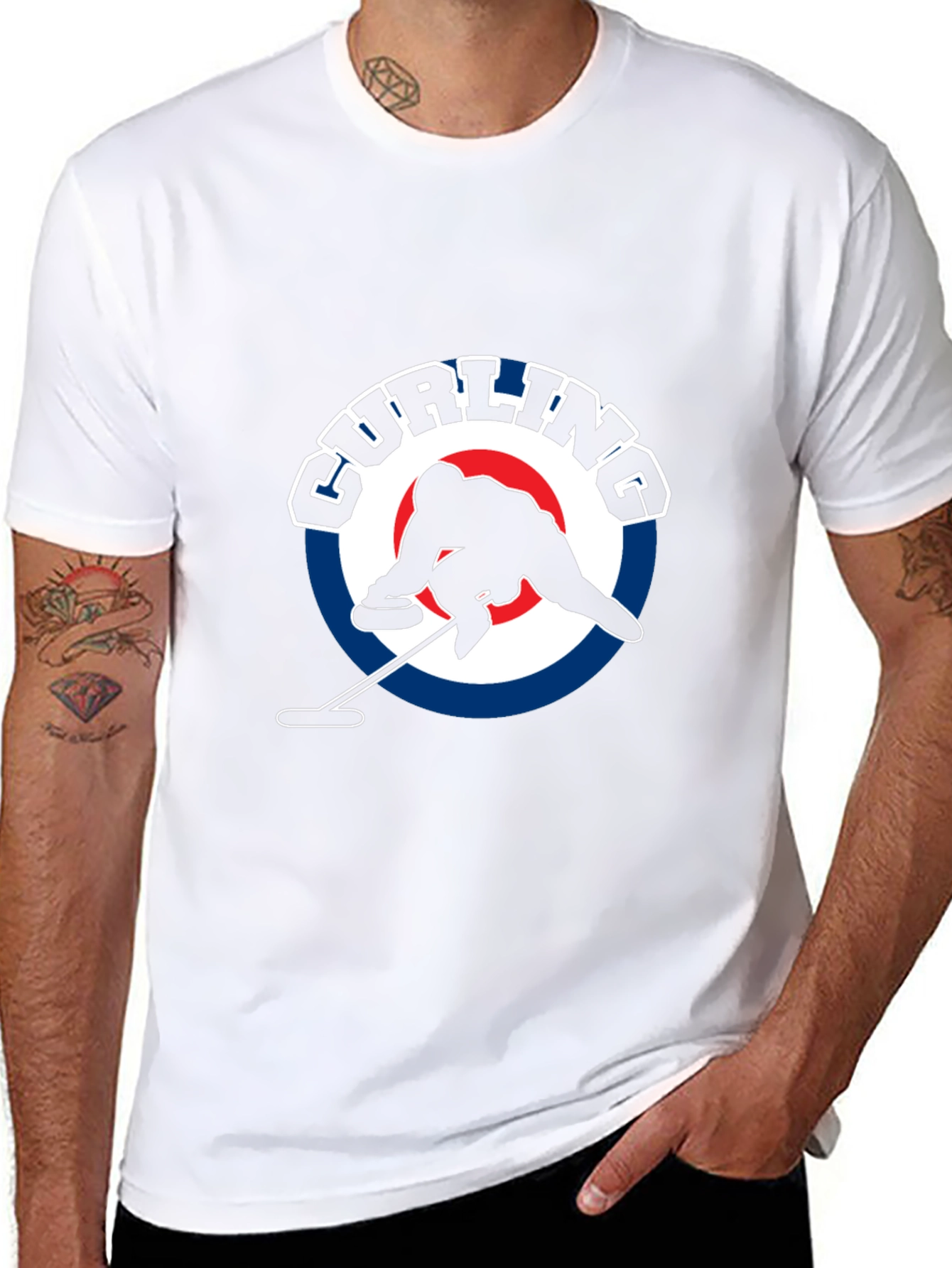 Curling T-Shirt: Stylish Sportswear Tee