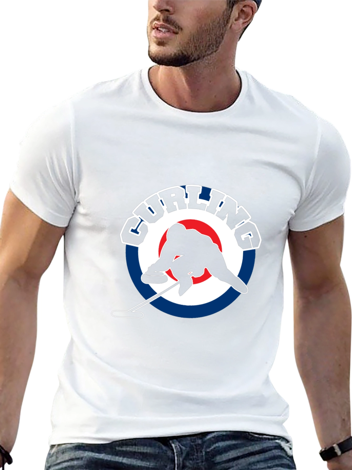 Curling T-Shirt: Stylish Sportswear Tee