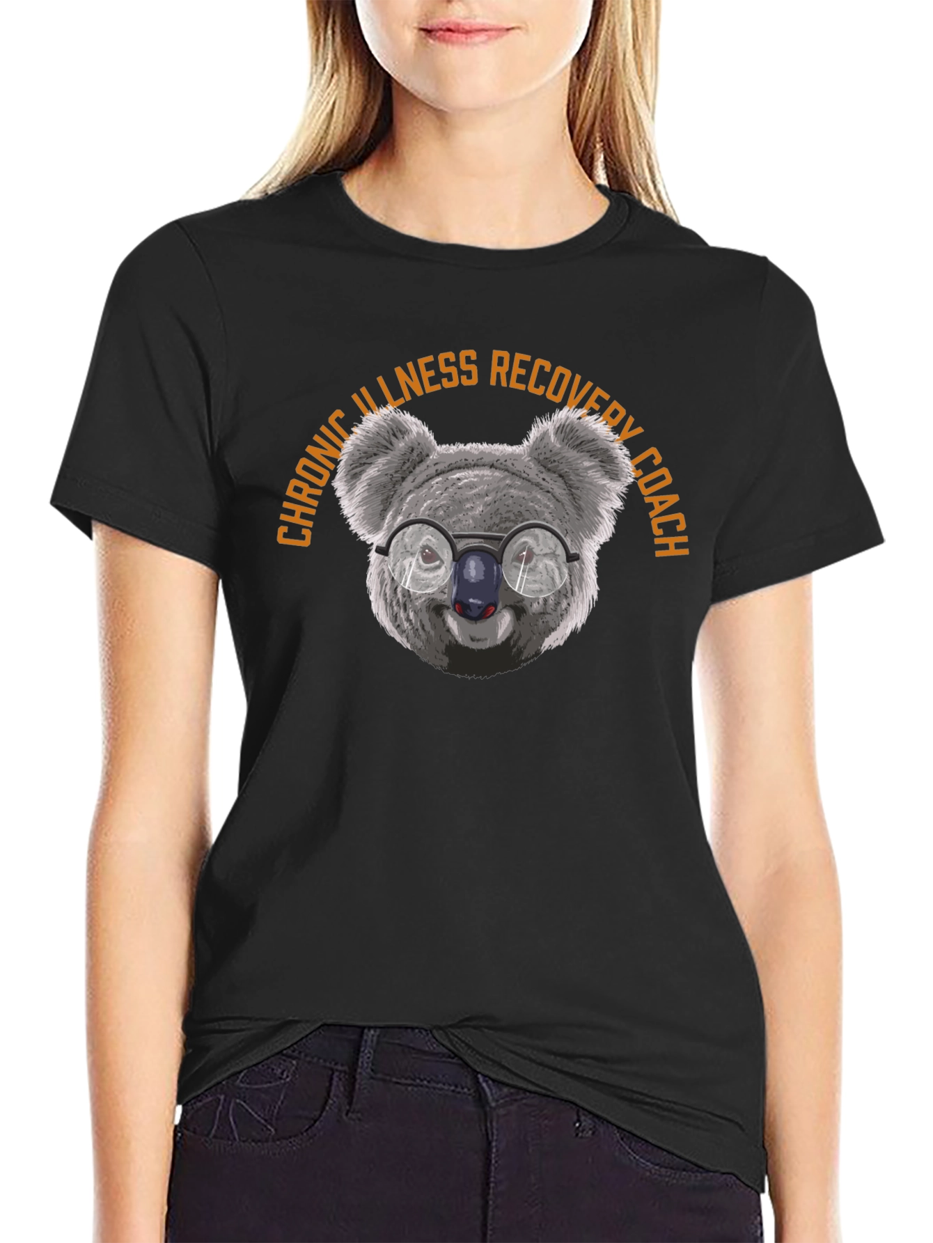 Chronic Illness Recovery Coach Koala T-Shirt