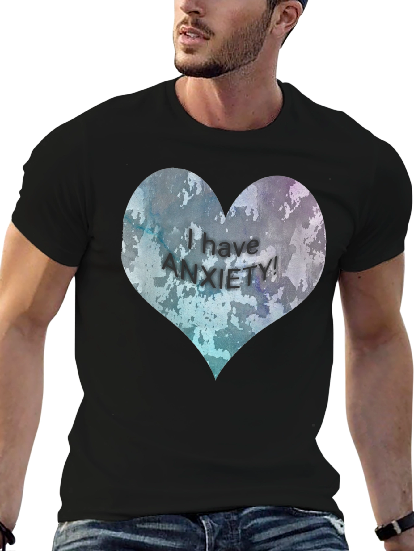 Anxiety Awareness Heart T-Shirt
