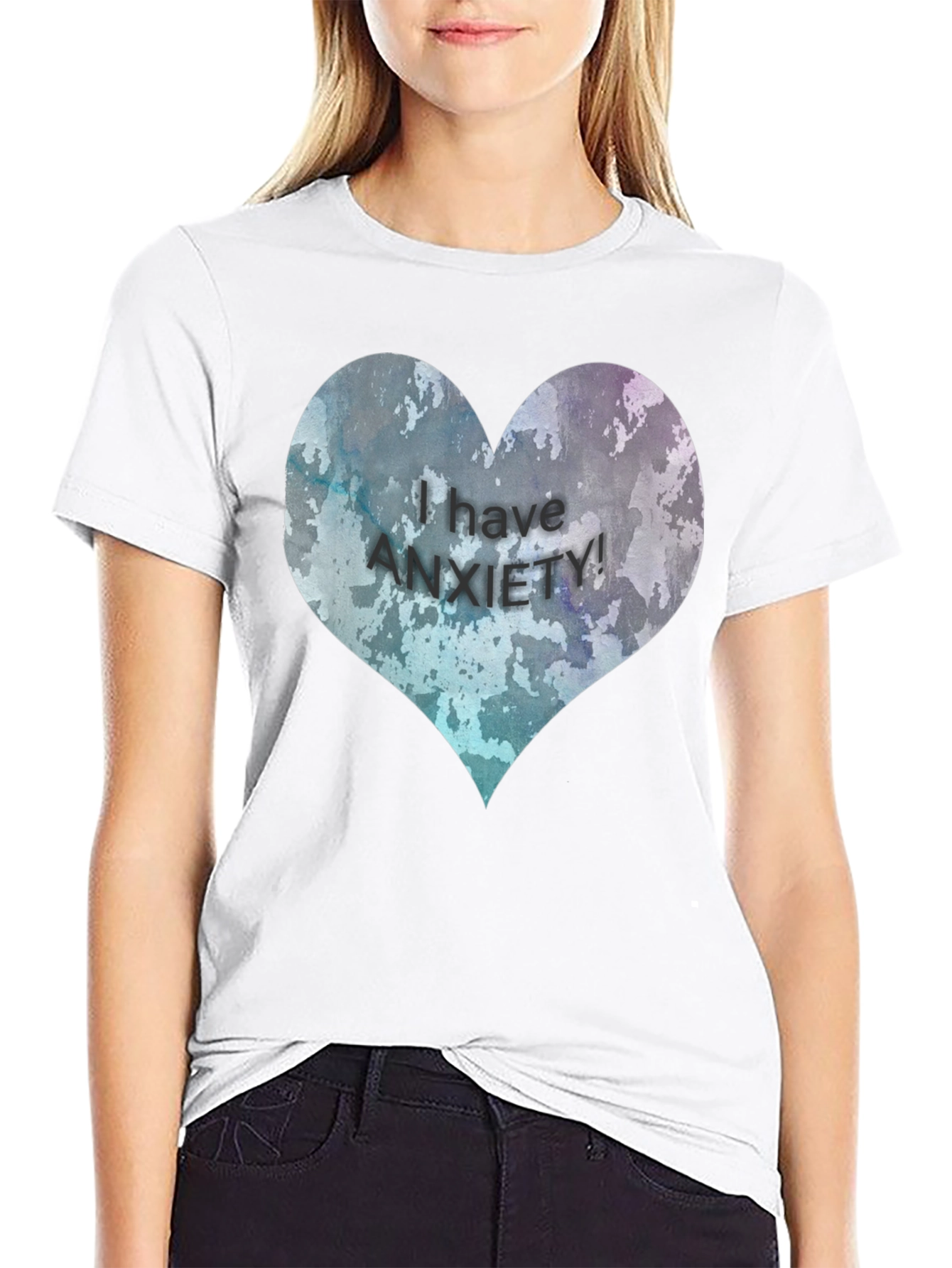 Anxiety Awareness Heart T-Shirt