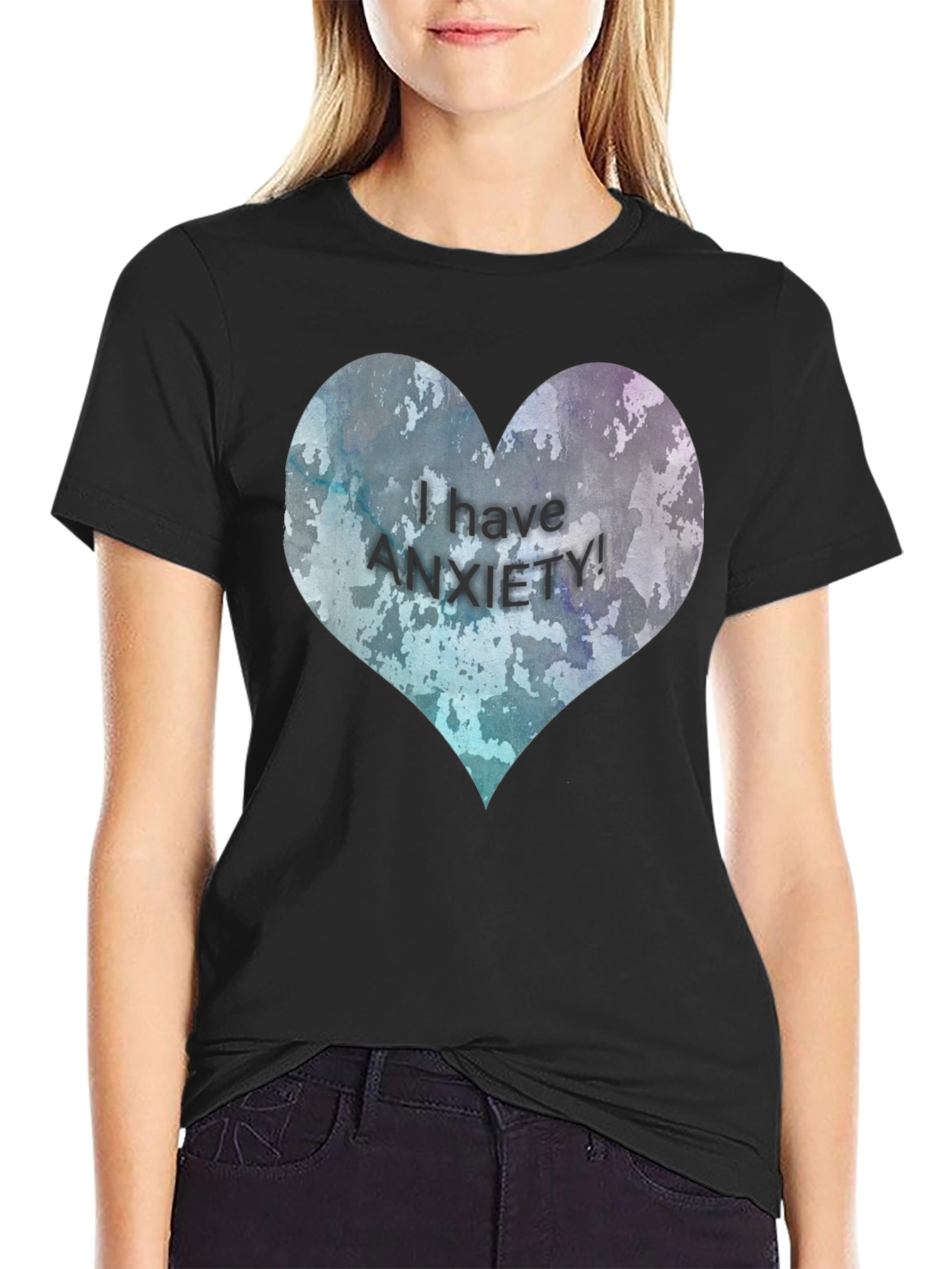Anxiety Awareness Heart T-Shirt