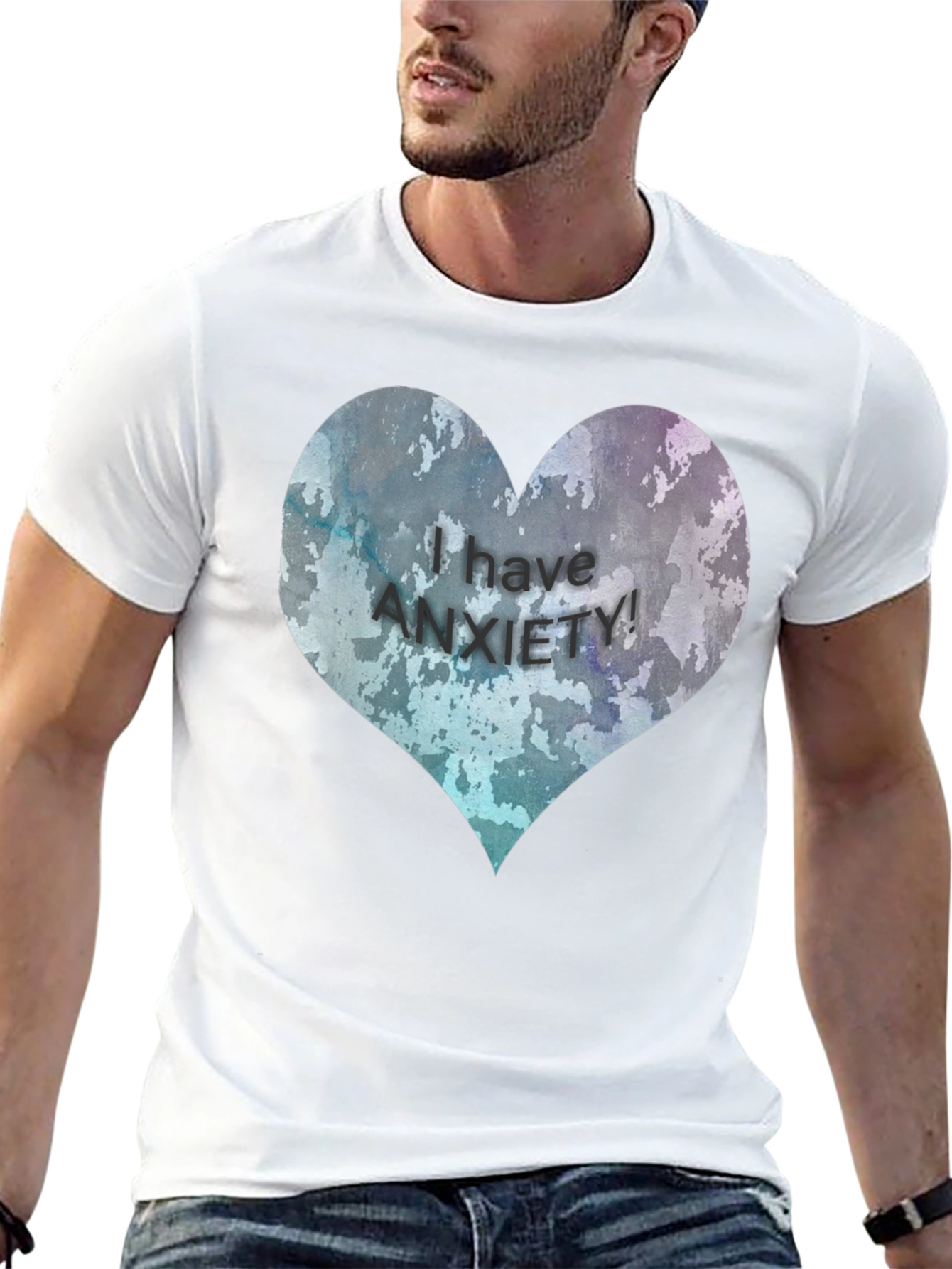 Anxiety Awareness Heart T-Shirt