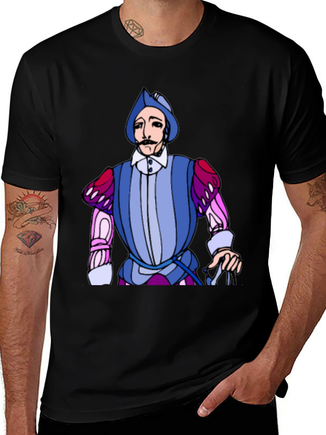 Renaissance Man Graphic Tee - Unique Design