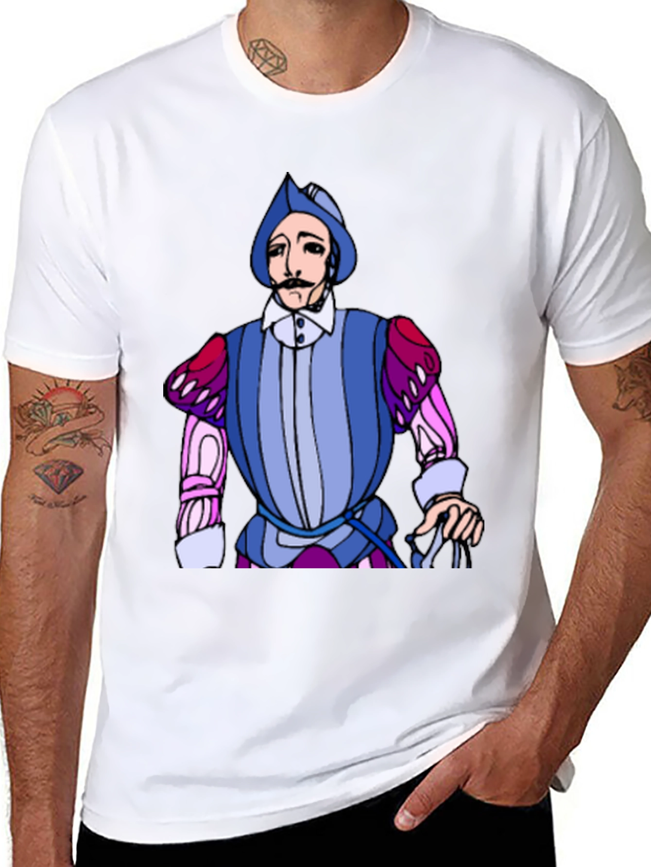 Renaissance Man Graphic Tee - Unique Design