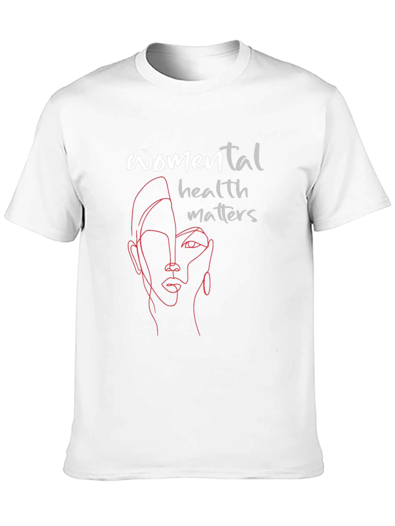 Womens Mental Health T-Shirt - Stylish Graphic Tee