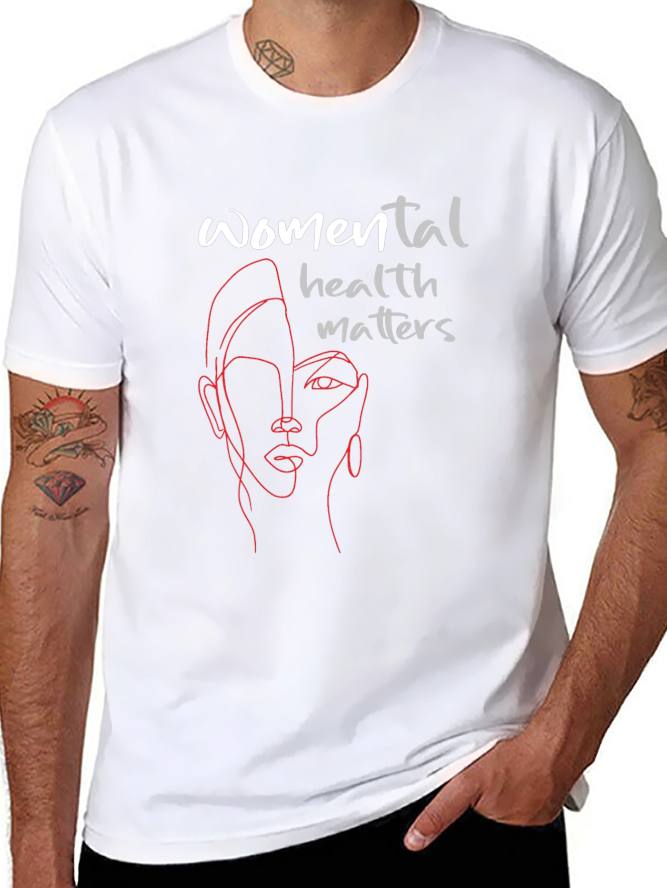 Womens Mental Health T-Shirt - Stylish Graphic Tee