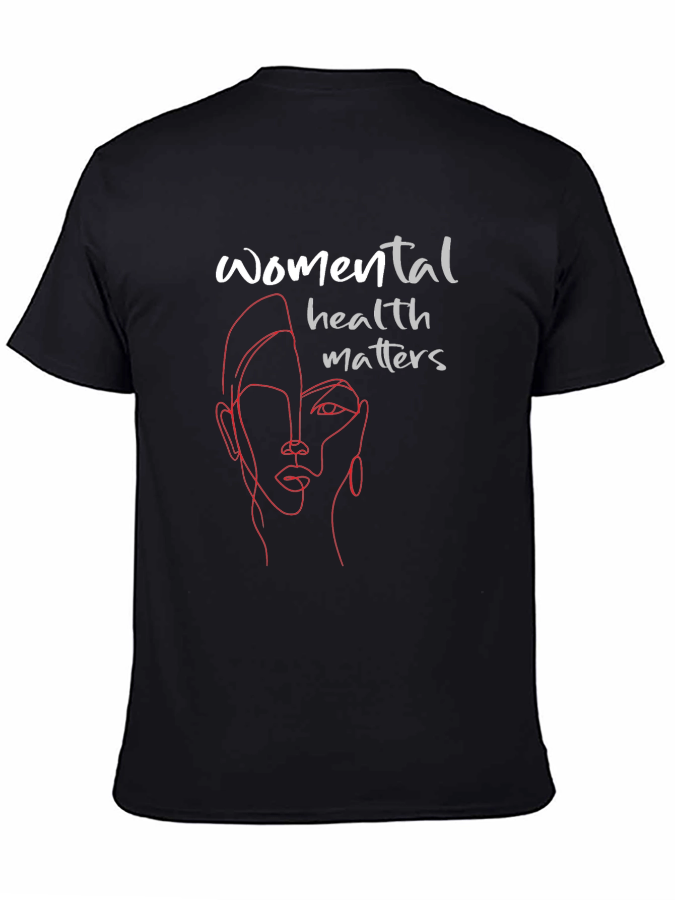 Womens Mental Health T-Shirt - Stylish Graphic Tee
