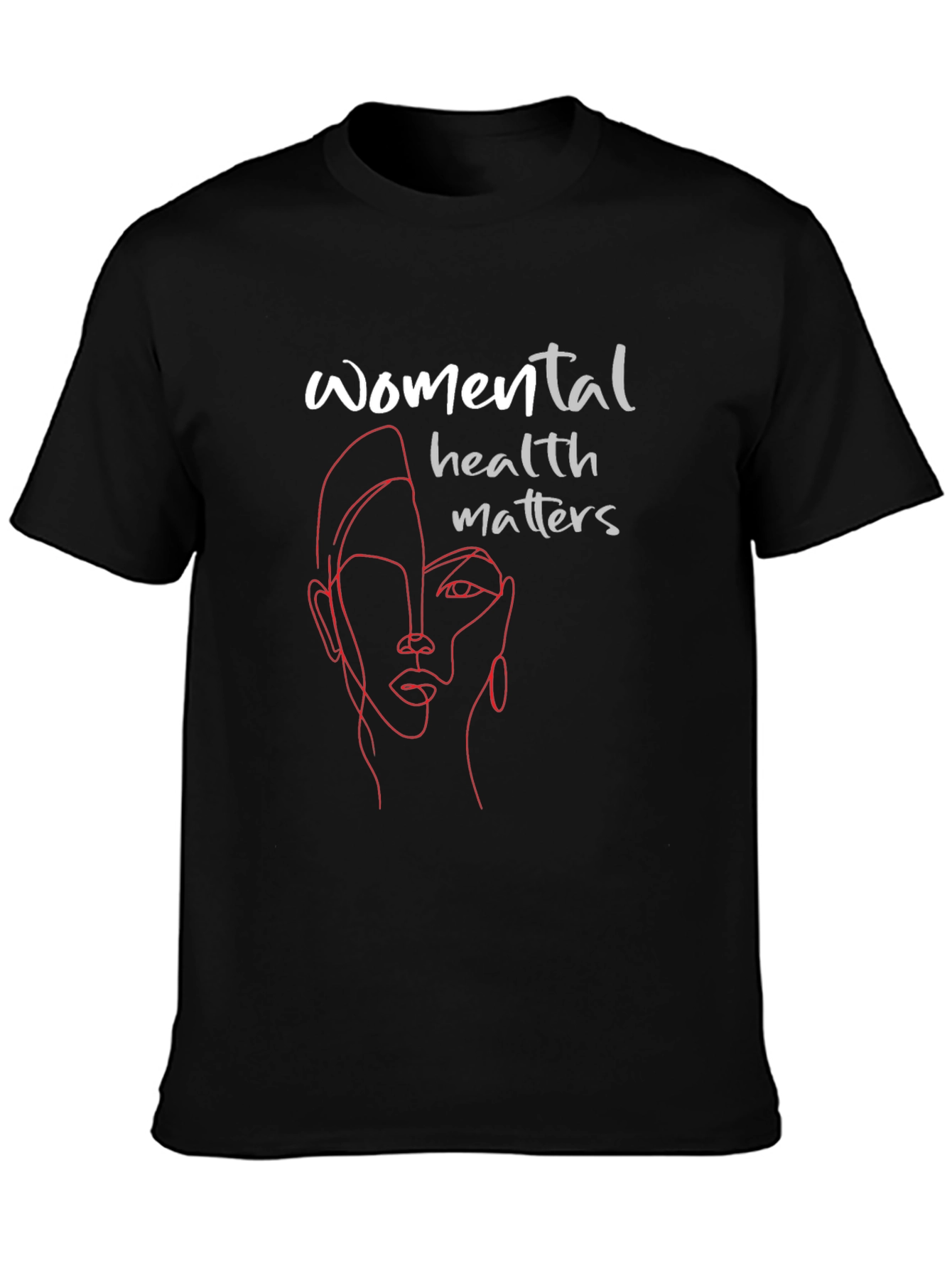 Womens Mental Health T-Shirt - Stylish Graphic Tee