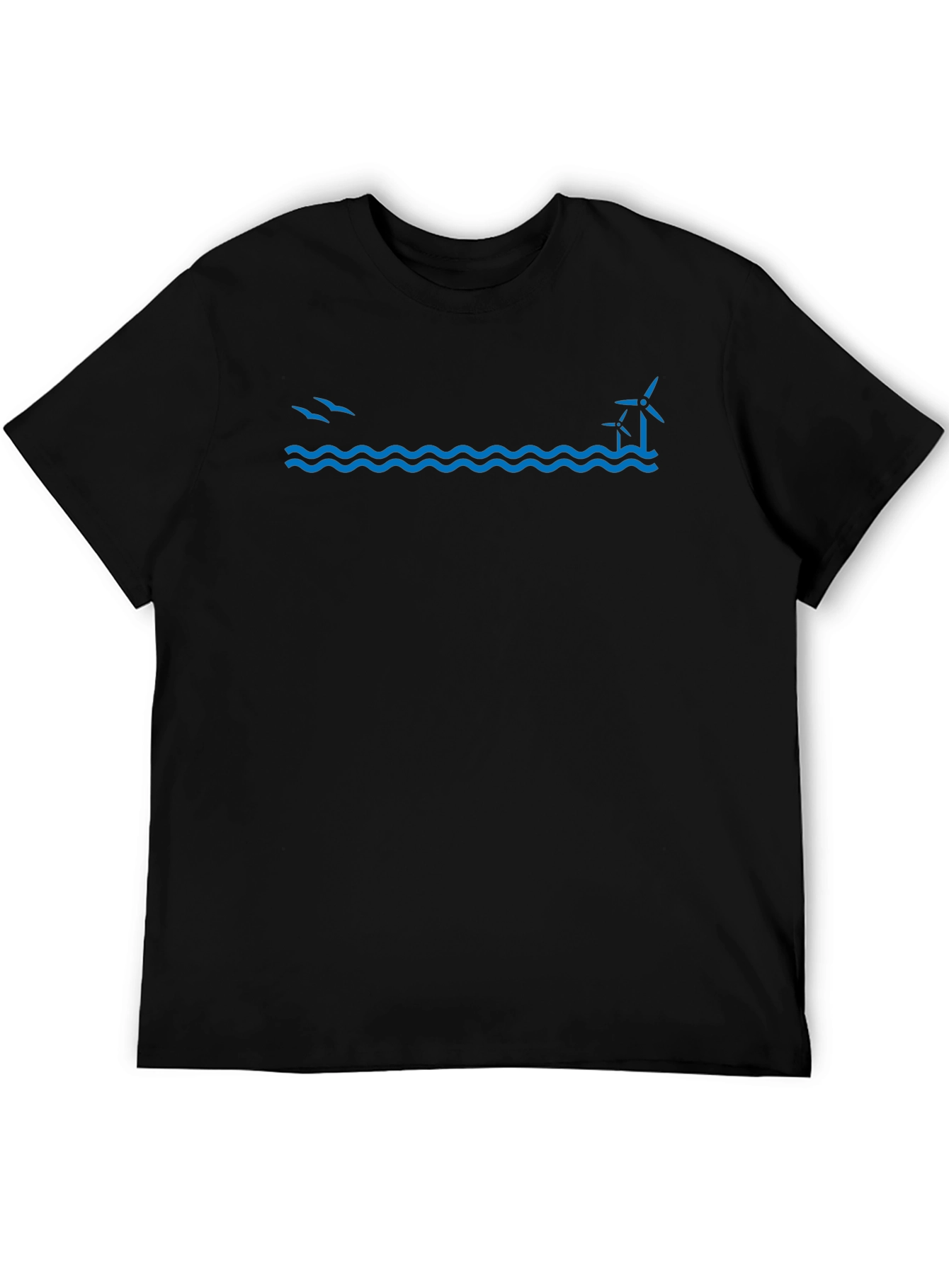 Coastal Wind Turbine Graphic Tee