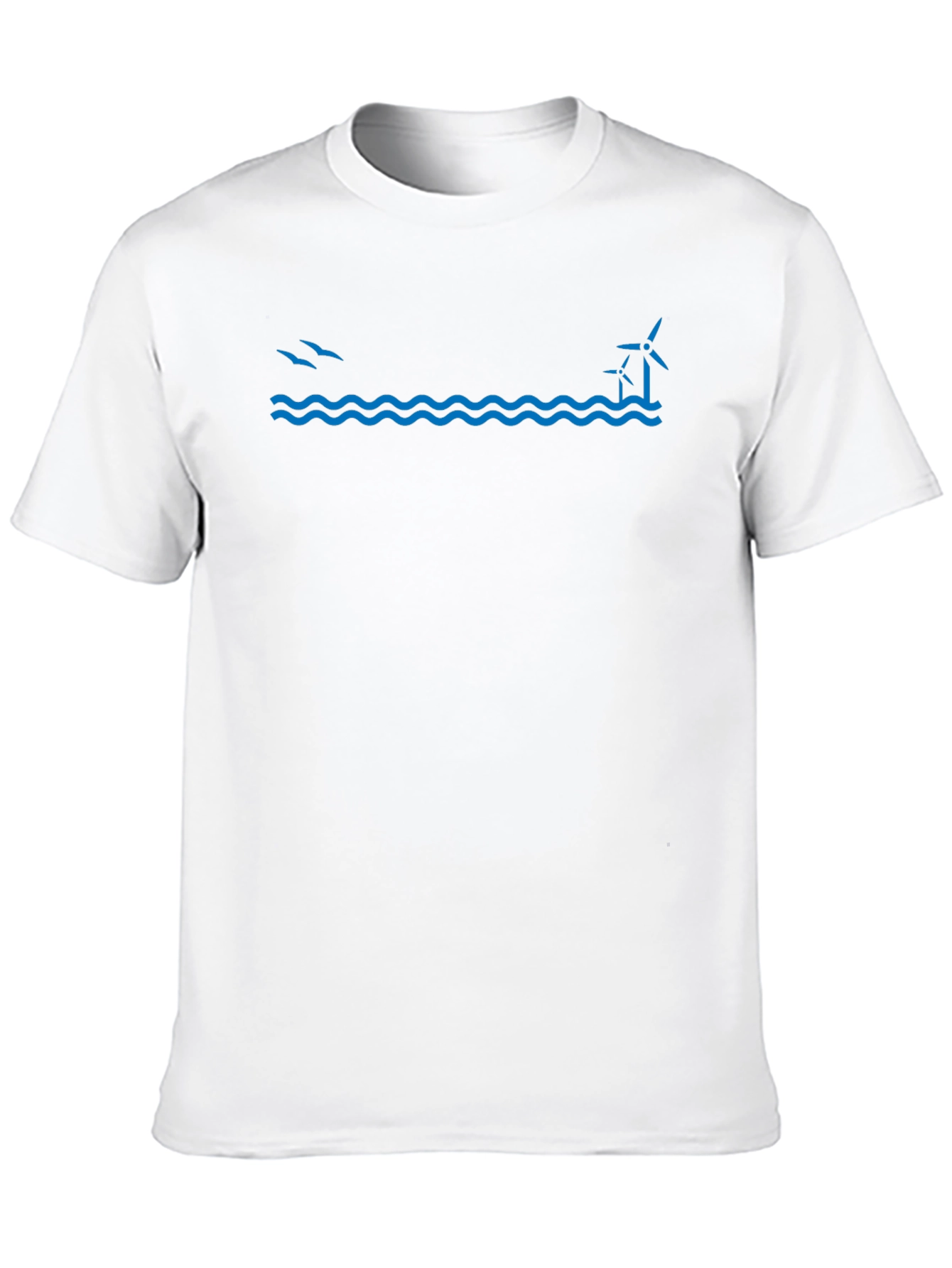 Coastal Wind Turbine Graphic Tee