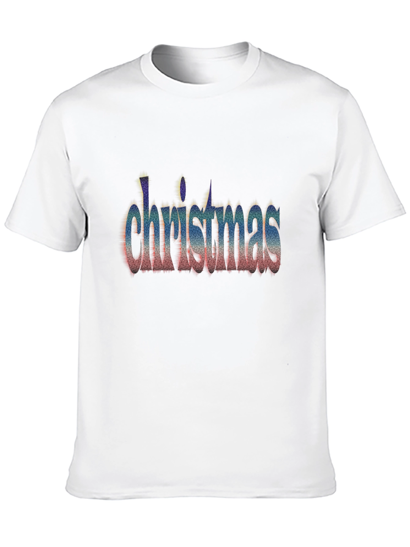 Christmas Word Art Black T-Shirt Holiday Festive