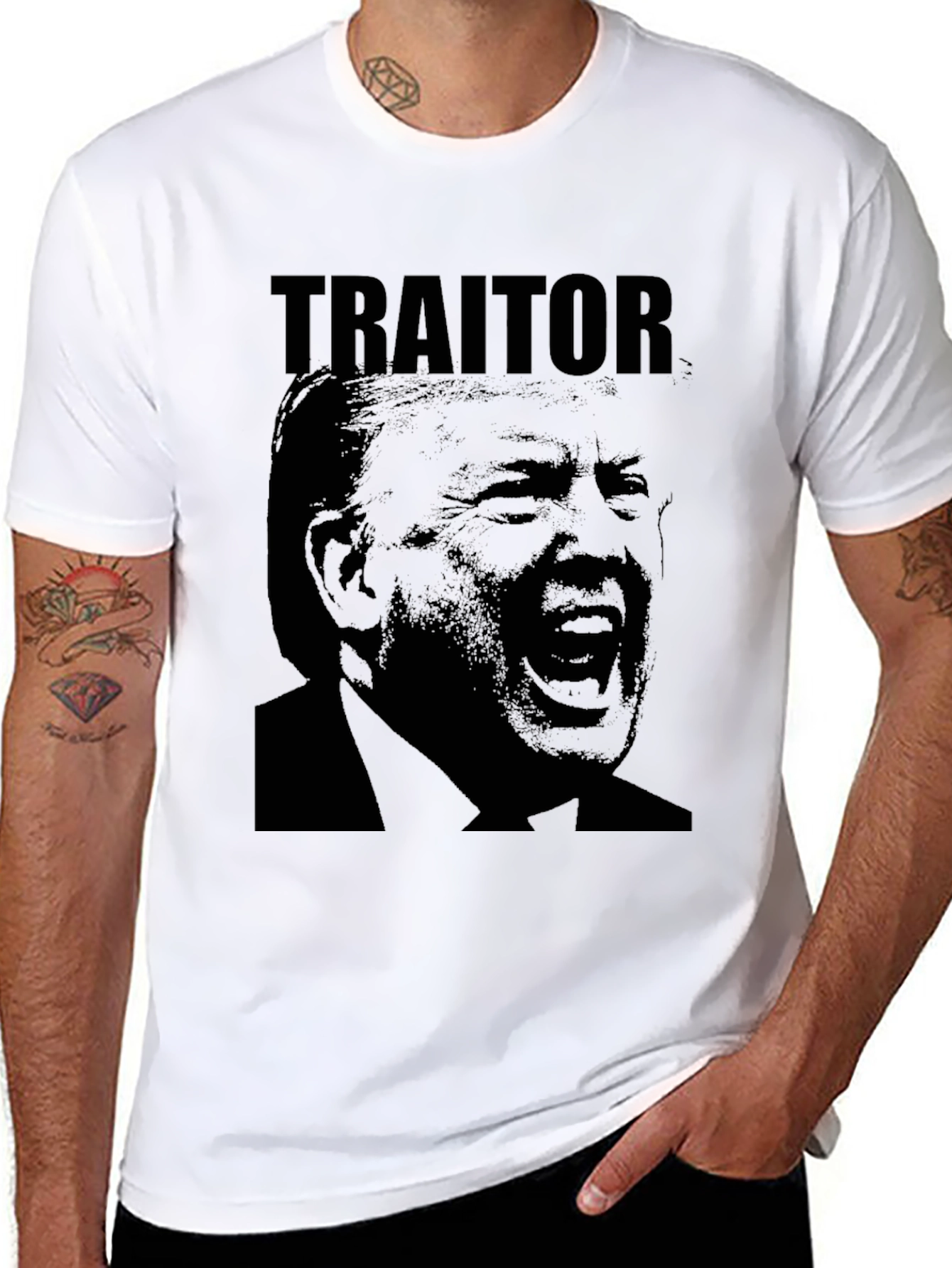 Traitor Graphic Tee - Political Statement Shirt