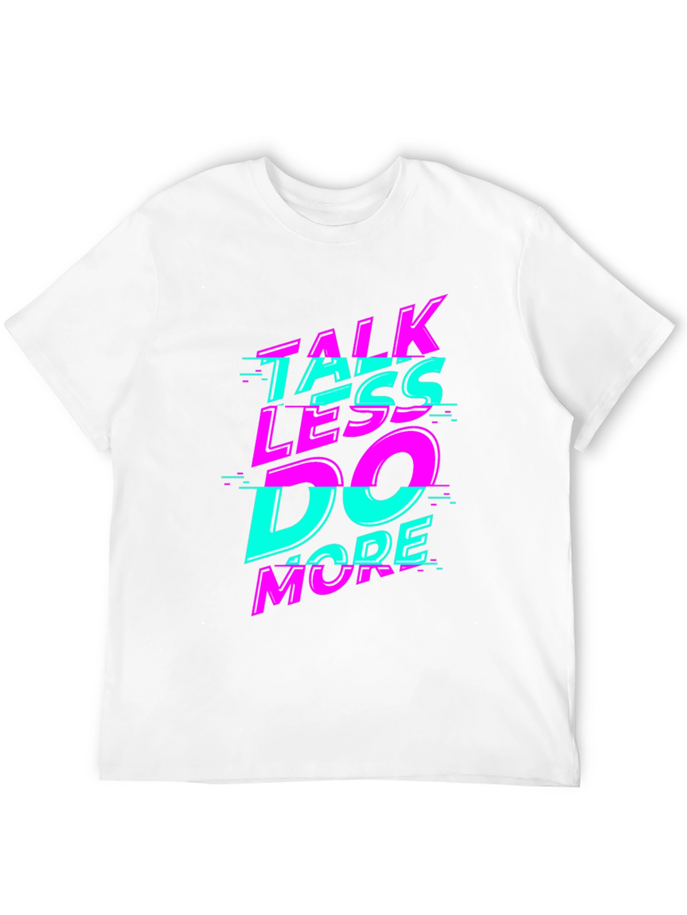 Talk Less Do More Graphic Tee - Black