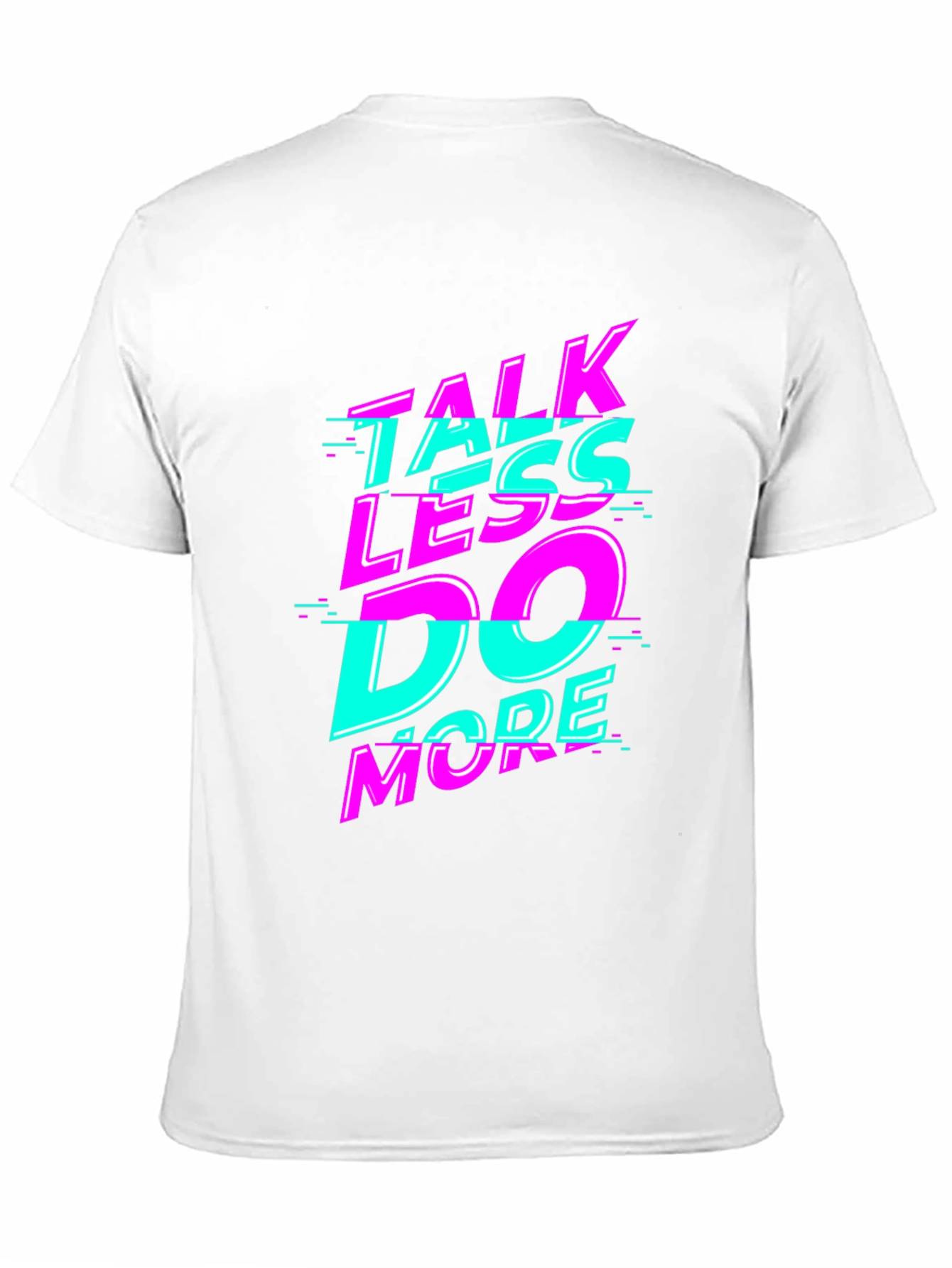 Talk Less Do More Graphic Tee - Black