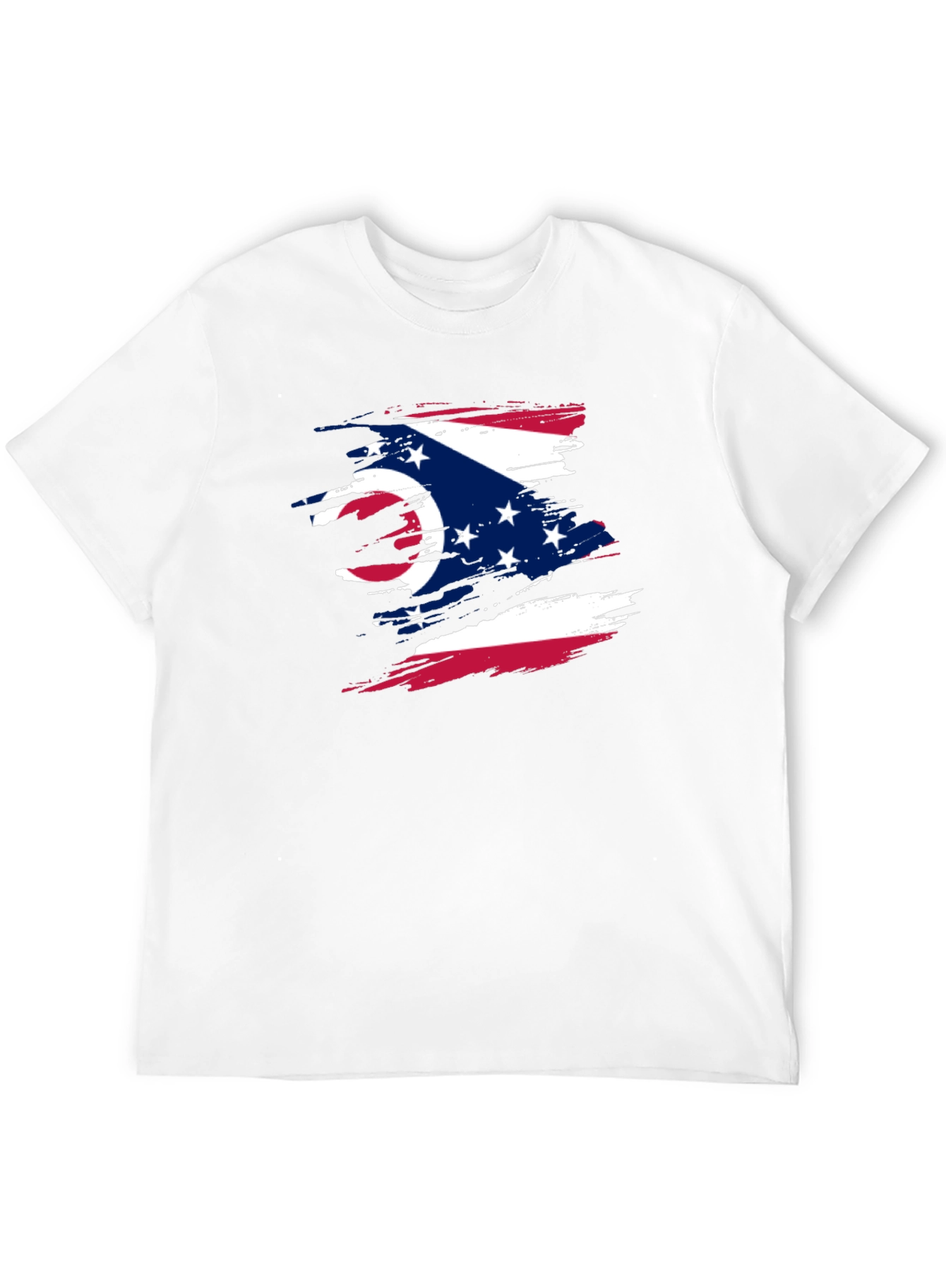 Ohio Flag Graphic T-Shirt - Stylish State Pride Tee