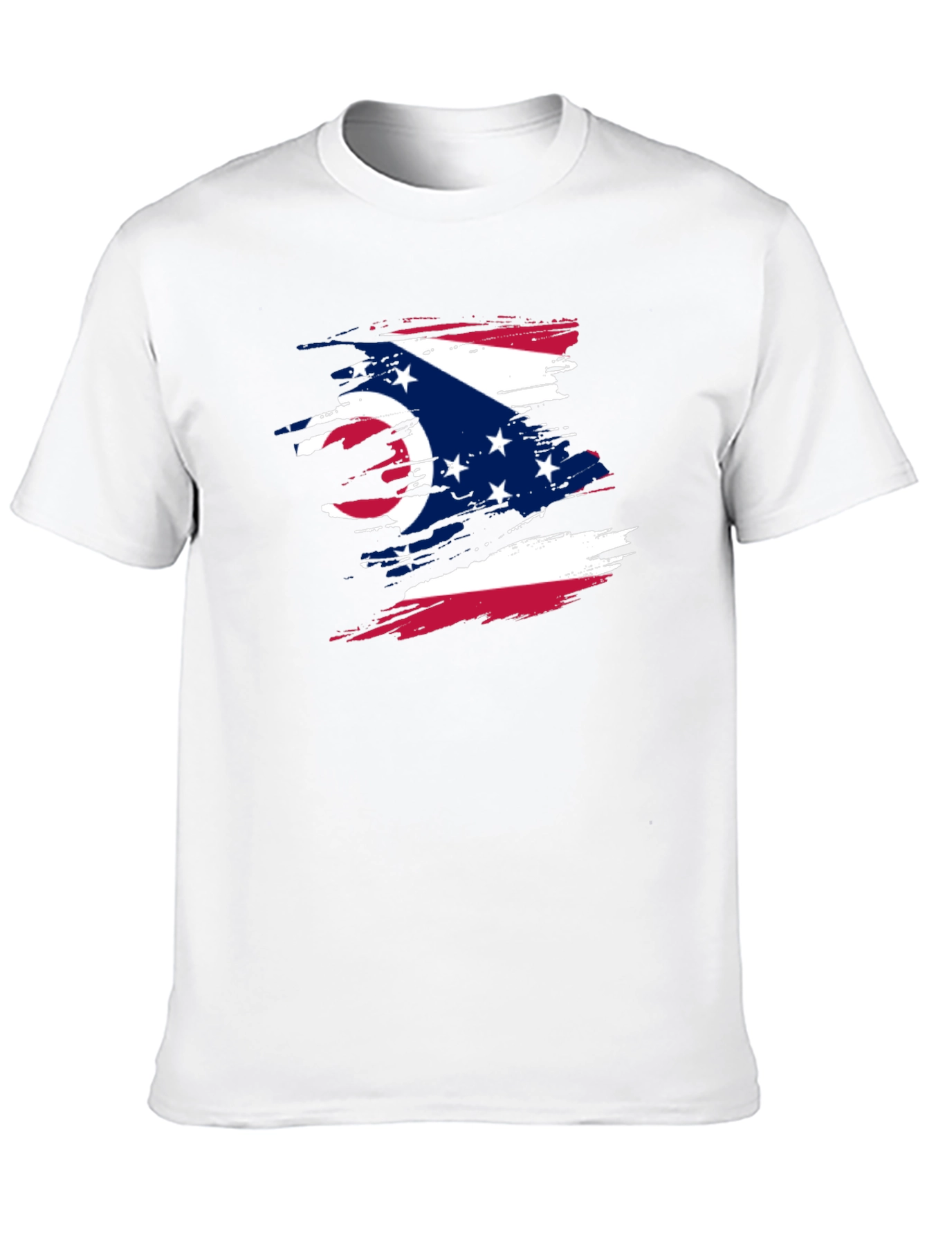 Ohio Flag Graphic T-Shirt - Stylish State Pride Tee