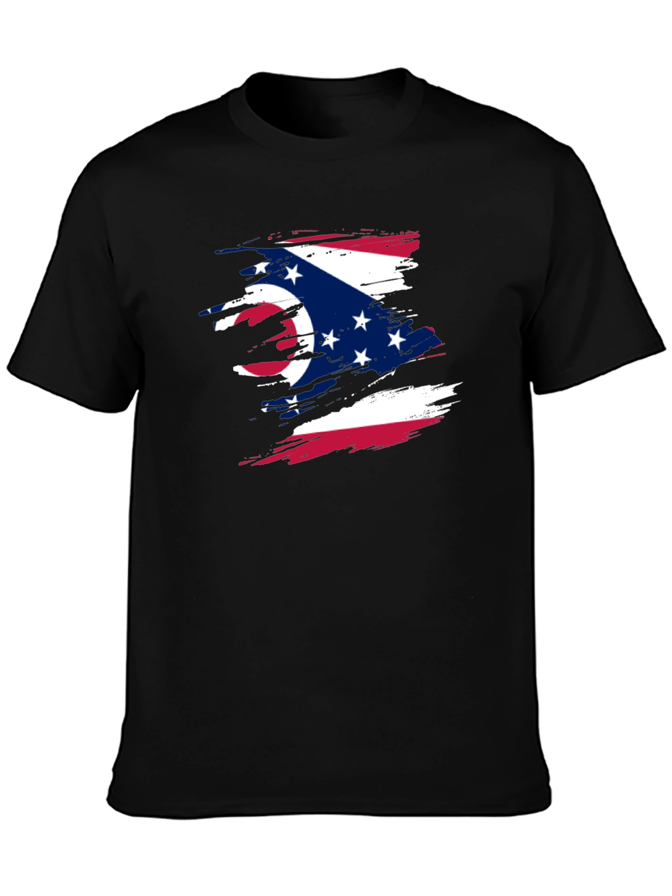 Ohio Flag Graphic T-Shirt - Stylish State Pride Tee