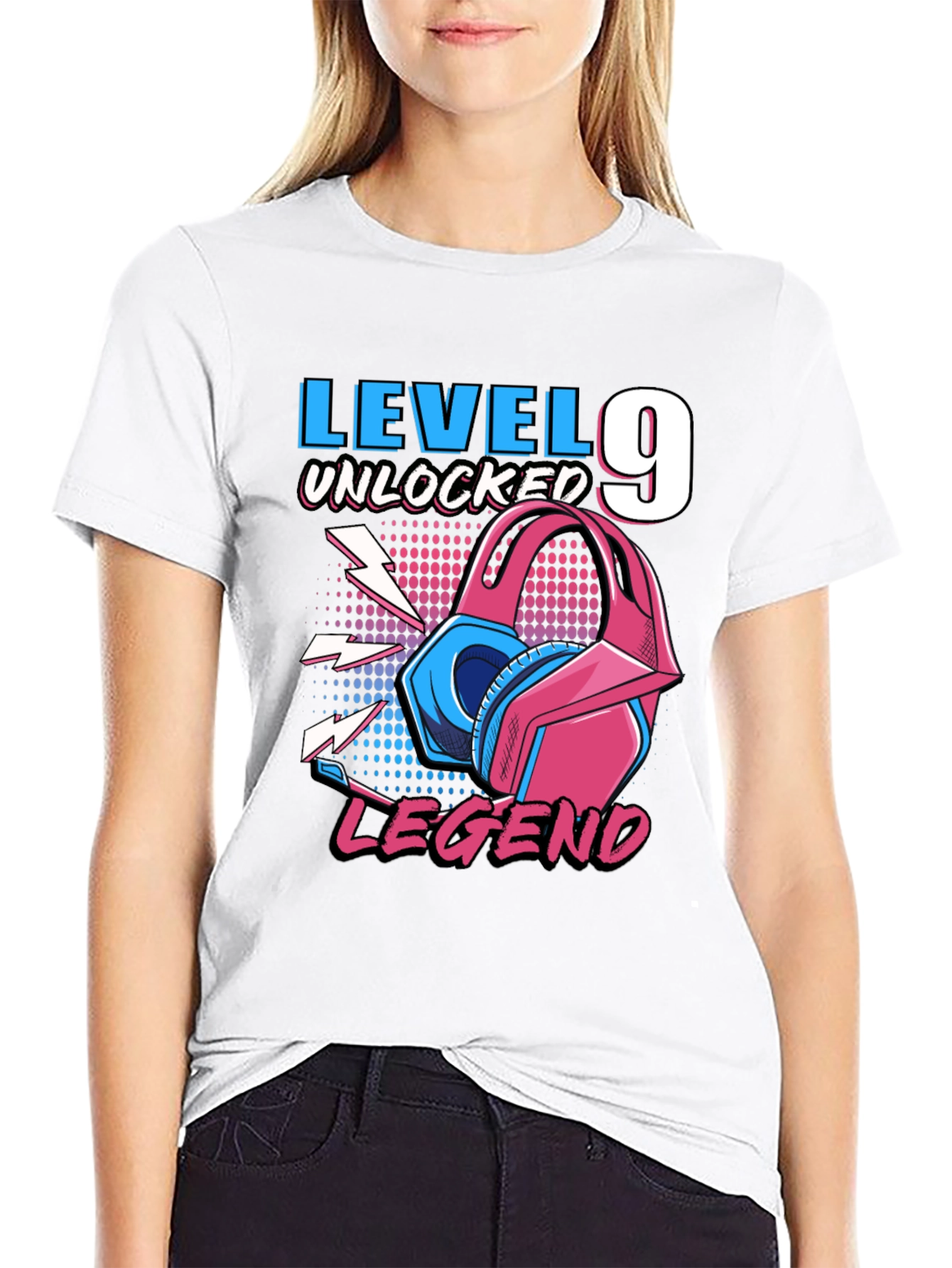 Level 9 Unlocked Legend Gamer T-Shirt