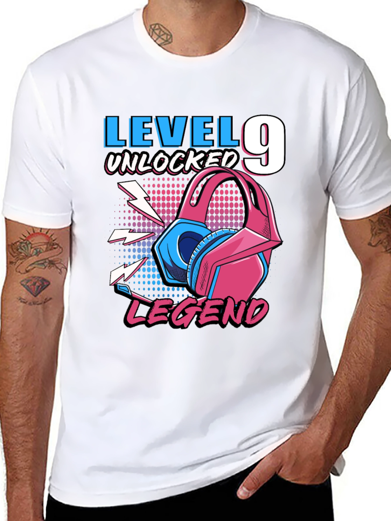 Level 9 Unlocked Legend Gamer T-Shirt