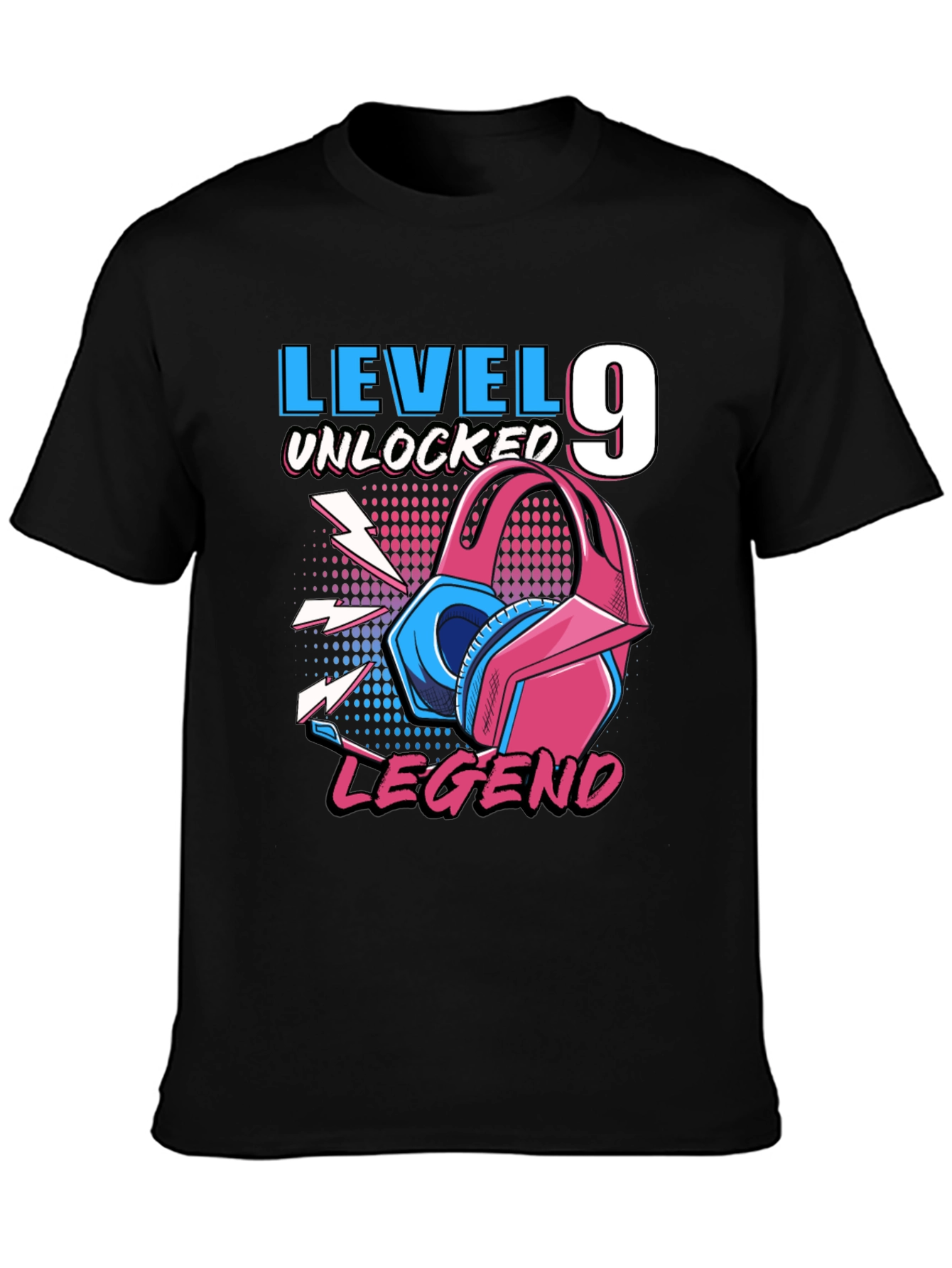 Level 9 Unlocked Legend Gamer T-Shirt