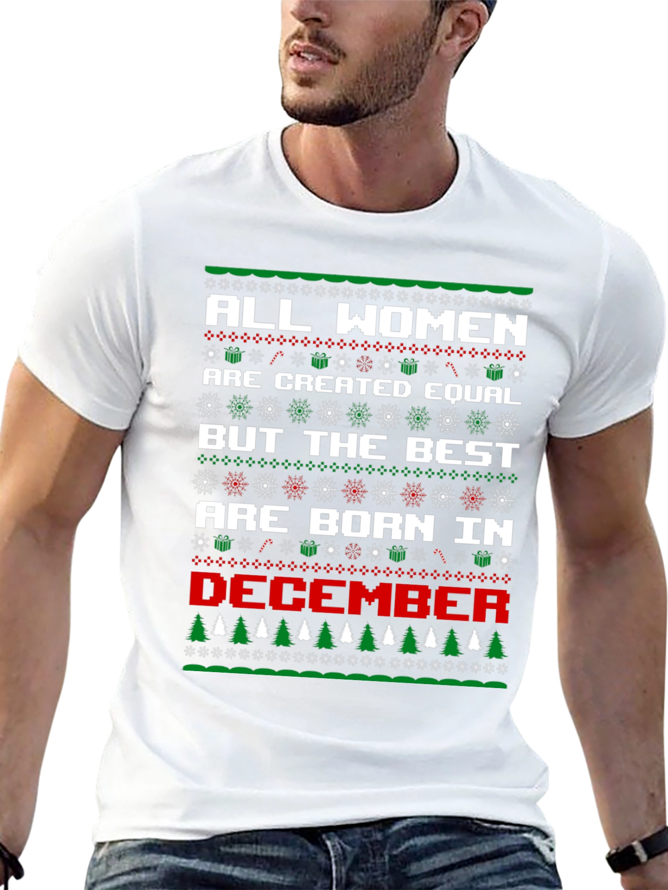 Women Born in December Christmas T-Shirt
