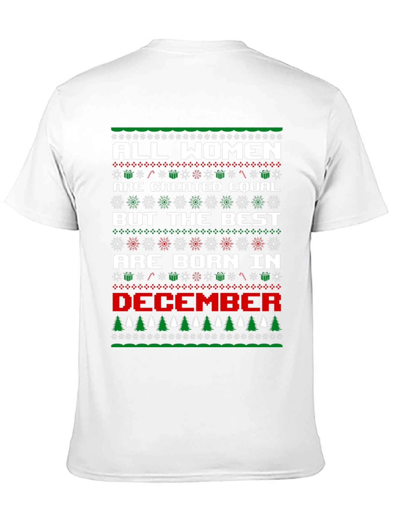 Women Born in December Christmas T-Shirt